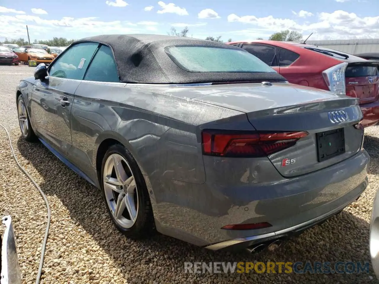 3 fotografías del automóvil dañado WAU24GF52KN001016 AUDI S5/RS5 2019
