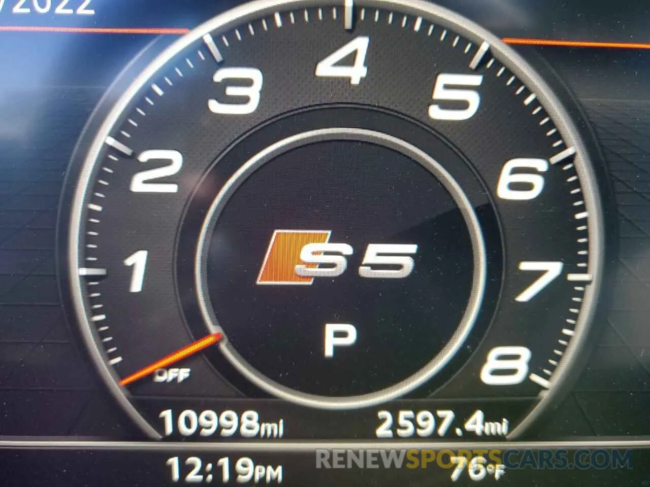 8 fotografías del automóvil dañado WAU24GF55KN008137 AUDI S5/RS5 2019