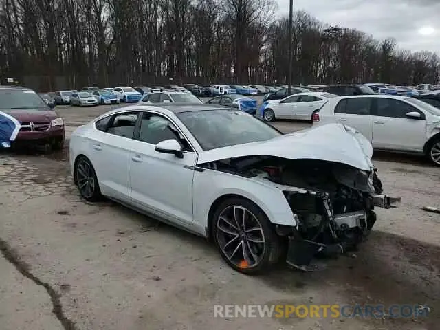 14 fotografías del automóvil dañado WAUB4CF54KA022823 AUDI S5/RS5 2019