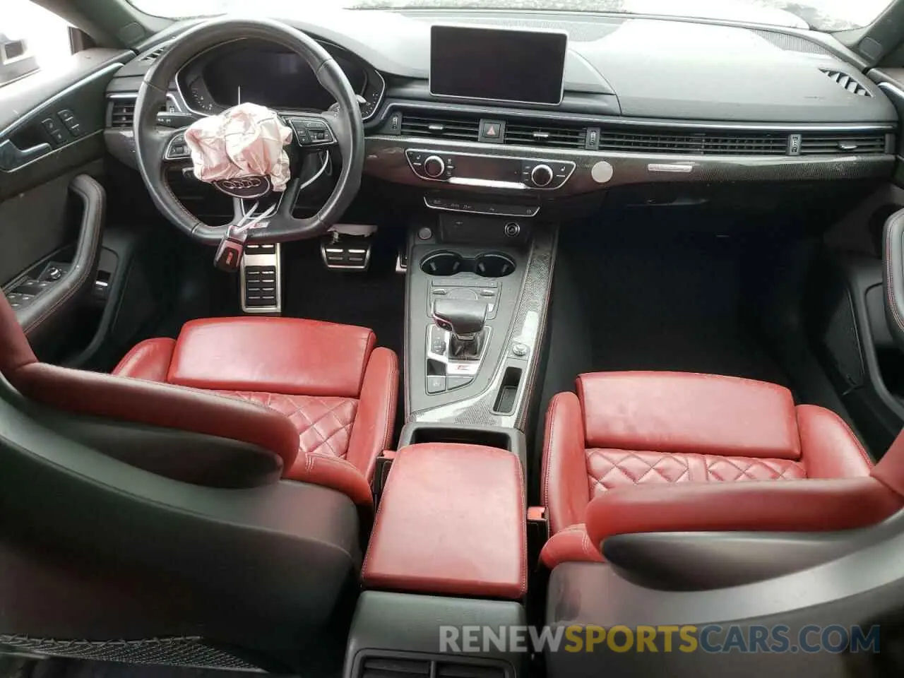 8 fotografías del automóvil dañado WAUB4CF54KA022823 AUDI S5/RS5 2019