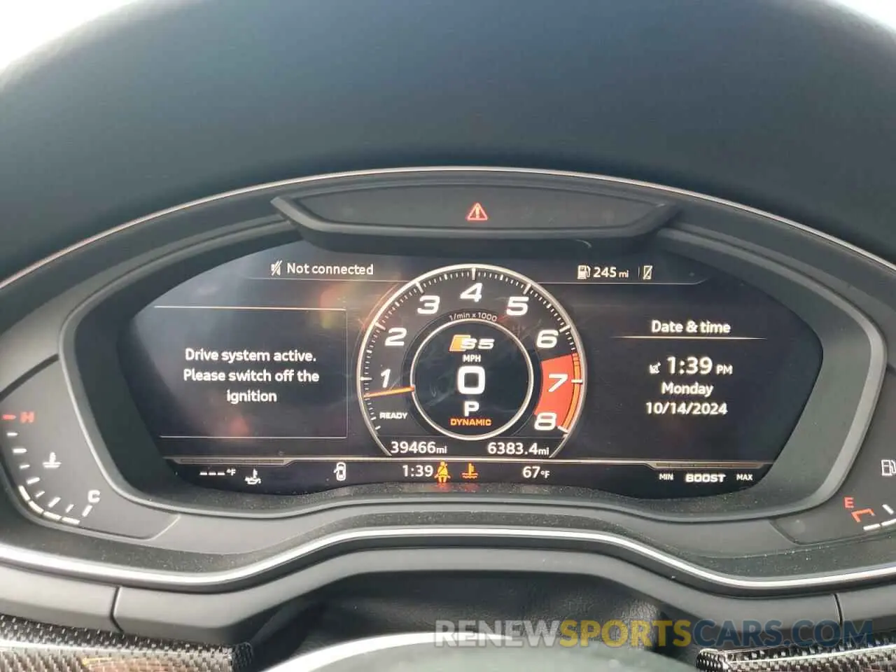 9 fotografías del automóvil dañado WAUP4AF52KA002306 AUDI S5/RS5 2019