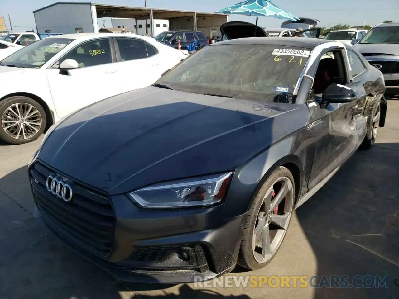2 fotografías del automóvil dañado WAUR4AF57KA044530 AUDI S5/RS5 2019
