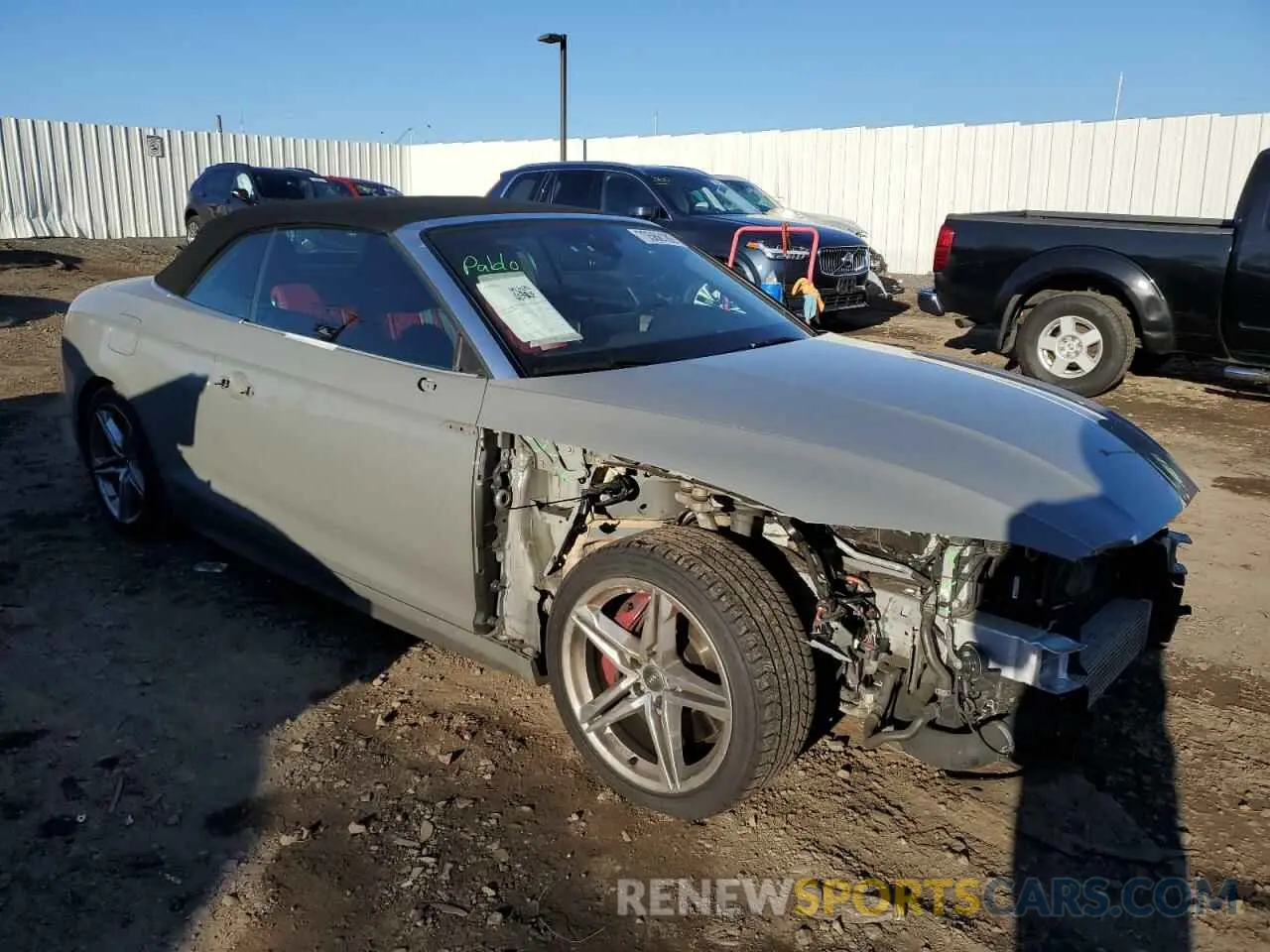 4 fotografías del automóvil dañado WAUY4GF50KN001168 AUDI S5/RS5 2019