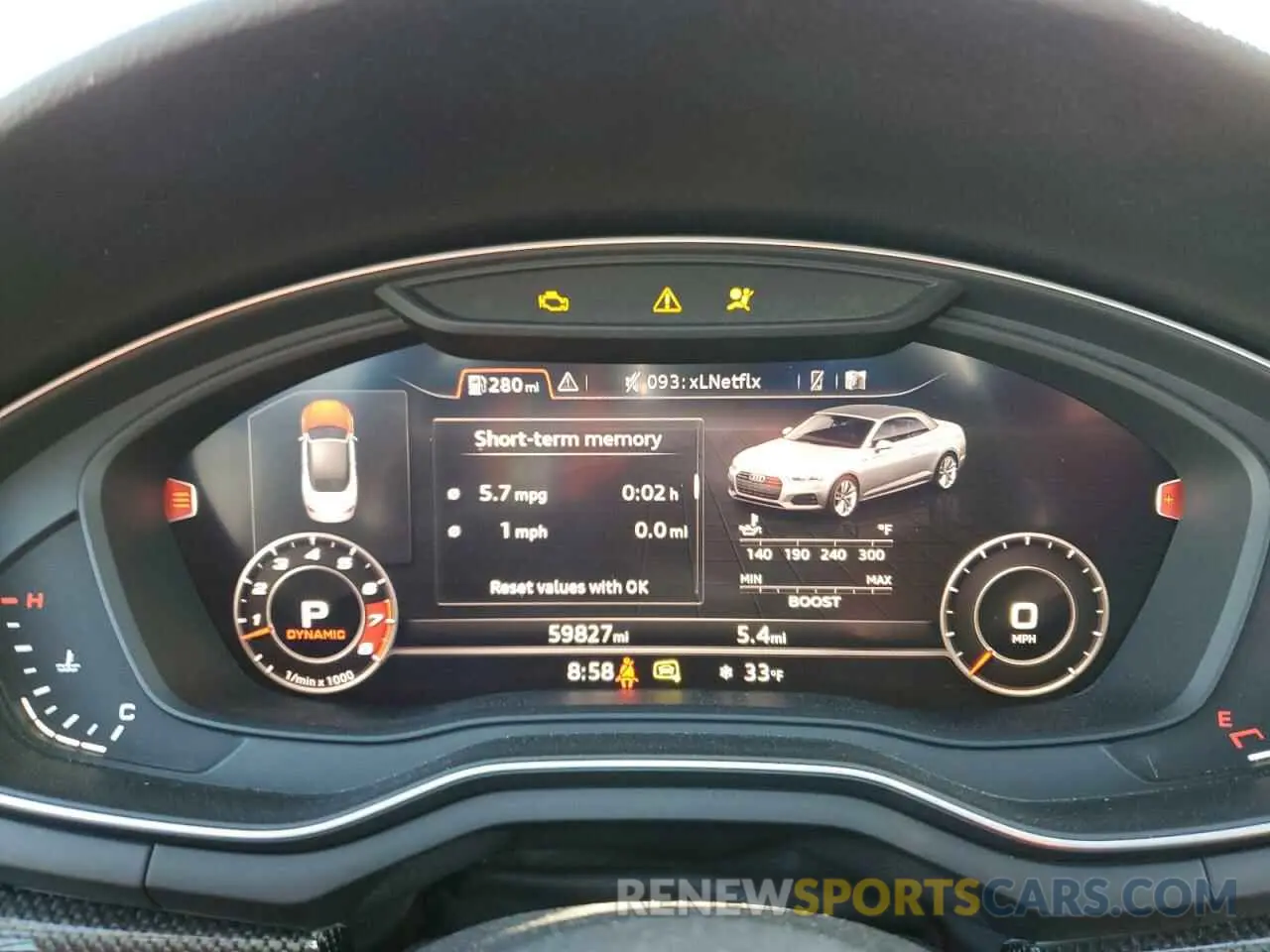 9 fotografías del automóvil dañado WAUY4GF50KN001168 AUDI S5/RS5 2019