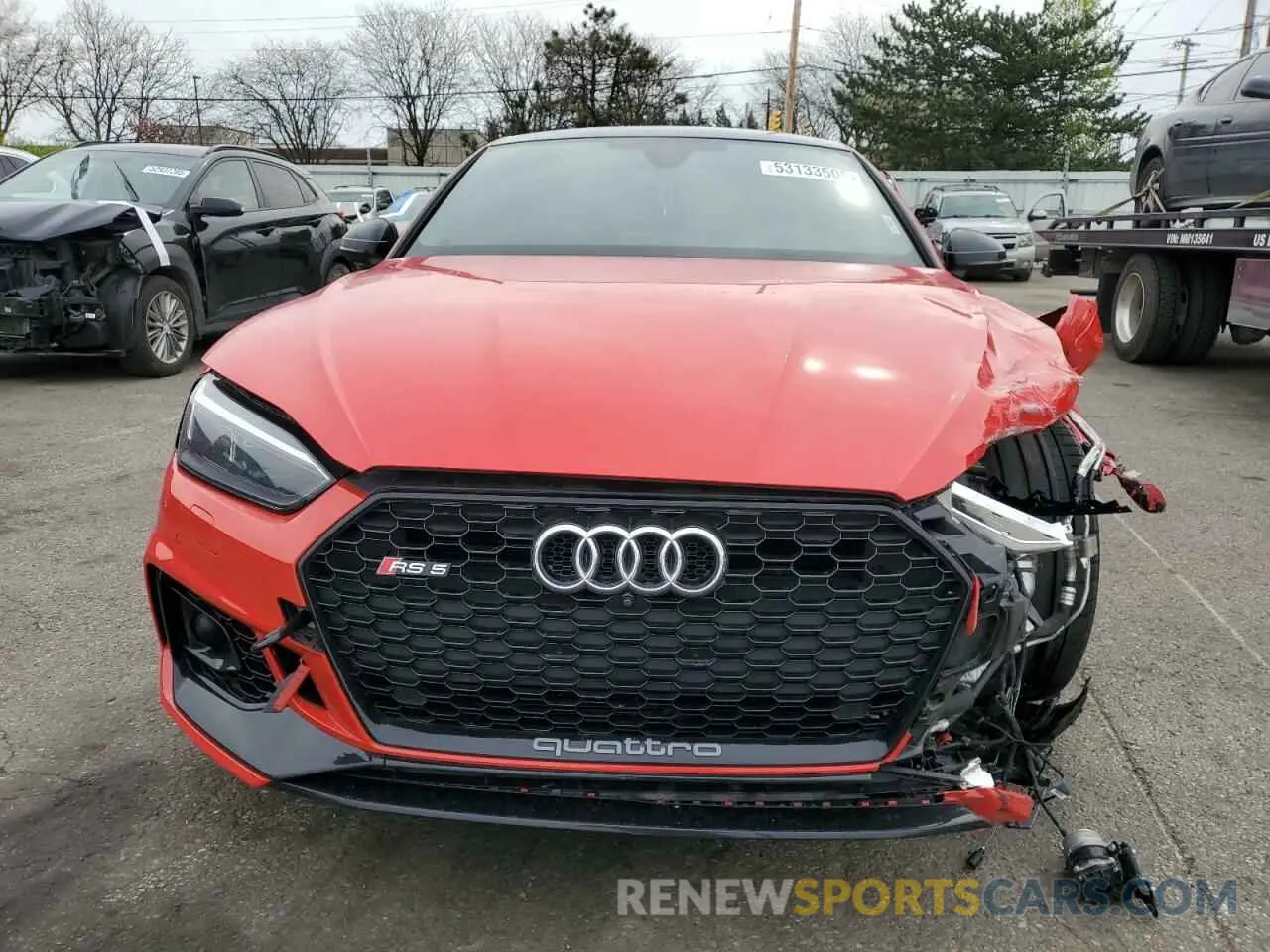 5 fotografías del automóvil dañado WUABWCF50KA903230 AUDI S5/RS5 2019