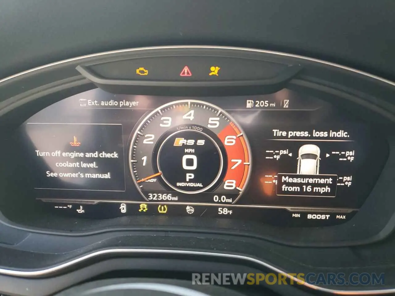 9 fotografías del automóvil dañado WUABWCF52KA903181 AUDI S5/RS5 2019