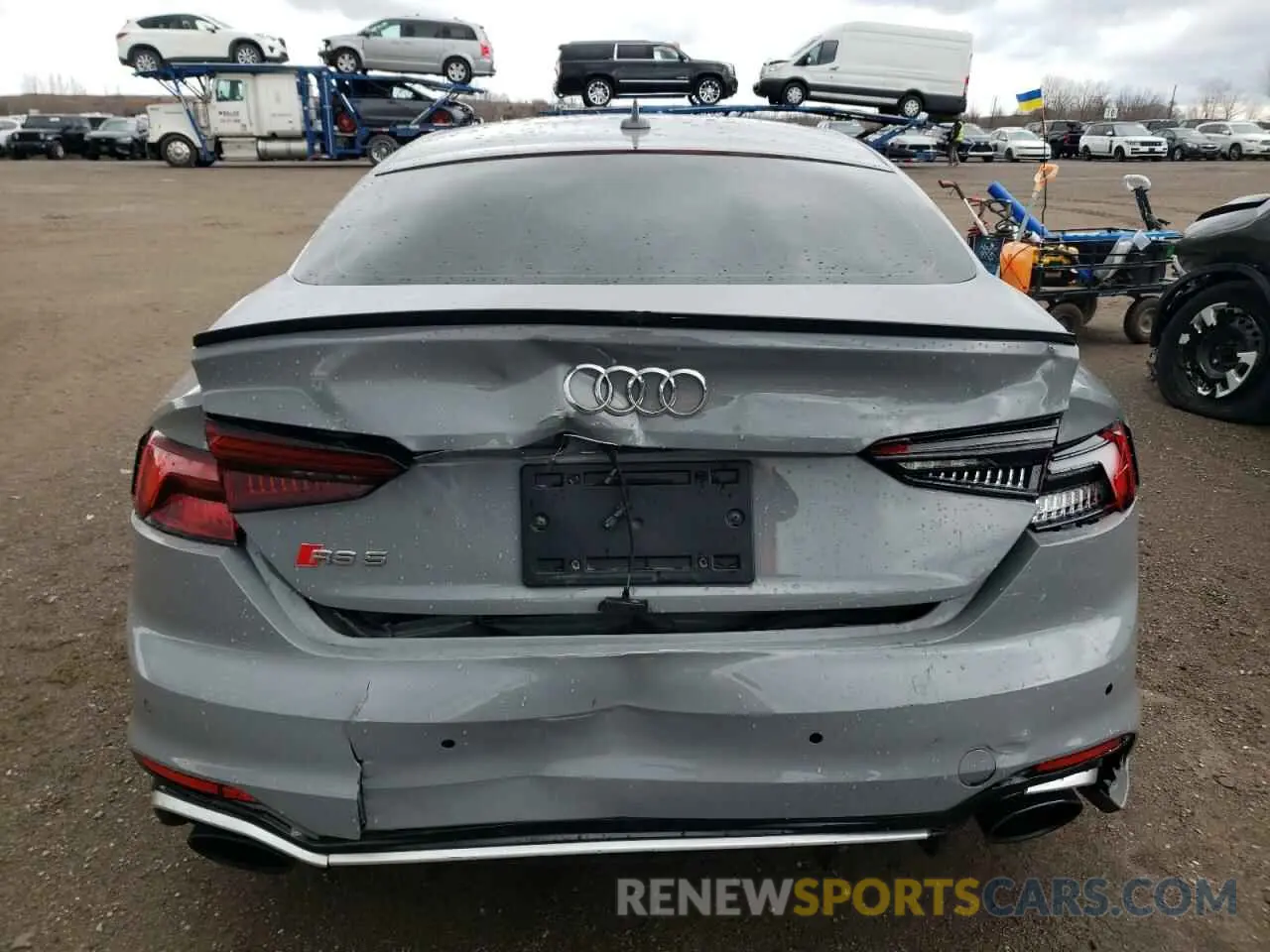 6 fotografías del automóvil dañado WUACWCF53KA900519 AUDI S5/RS5 2019