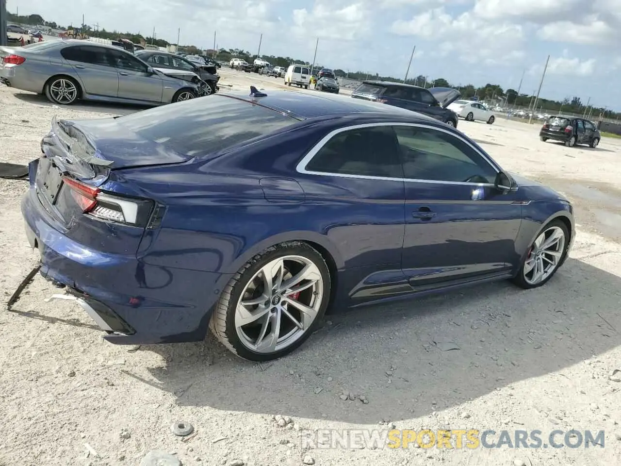 3 fotografías del automóvil dañado WUAPWAF58KA907195 AUDI S5/RS5 2019