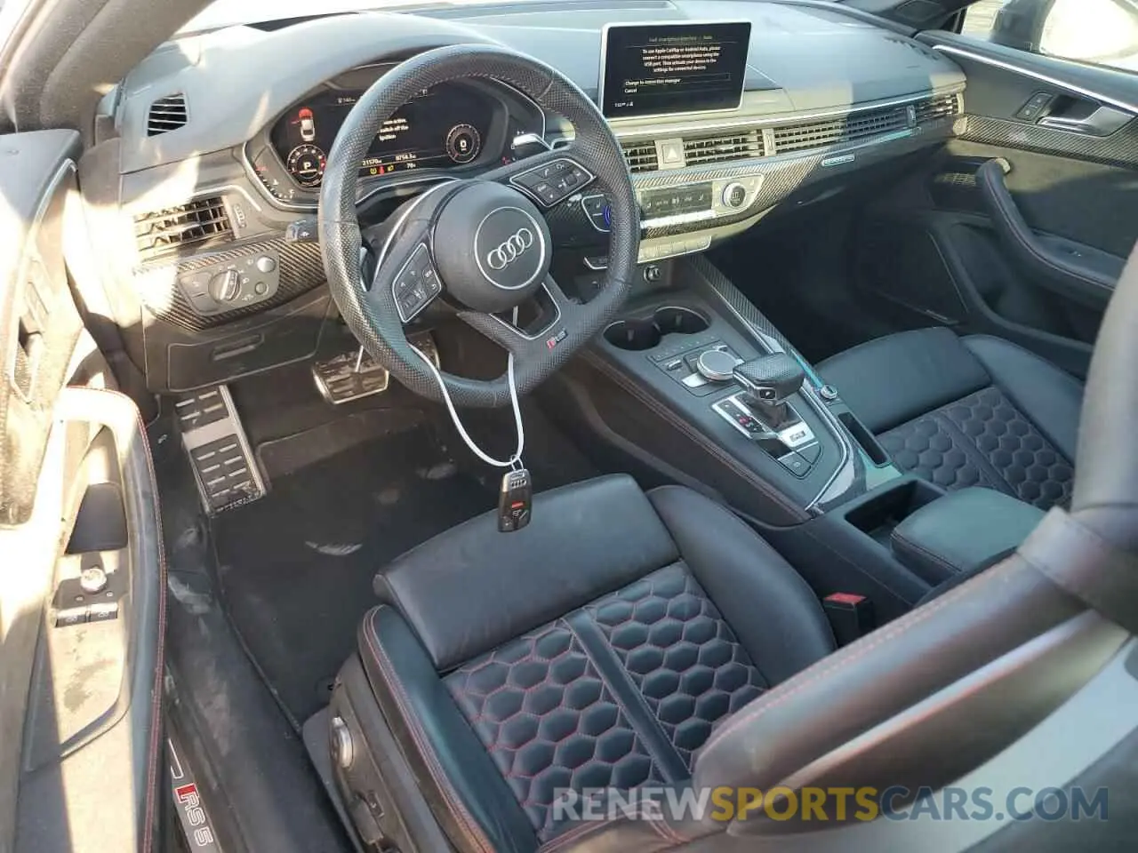8 fotografías del automóvil dañado WUAPWAF59KA907884 AUDI S5/RS5 2019