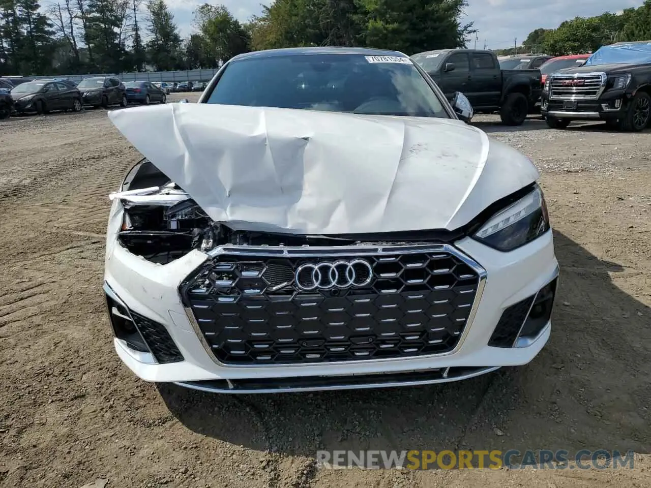 5 fotografías del automóvil dañado WAUC4CF58LA021261 AUDI S5/RS5 2020