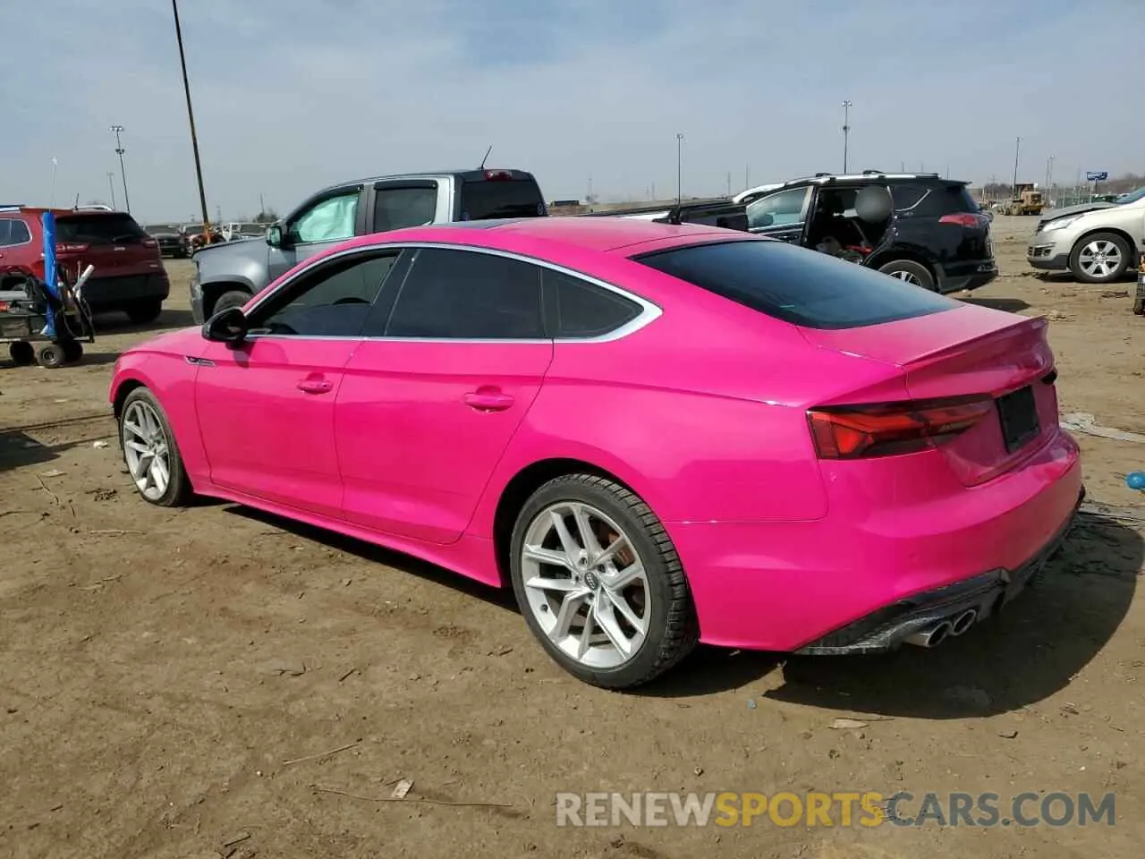 2 fotografías del automóvil dañado WAUA4CF58MA004260 AUDI S5/RS5 2021
