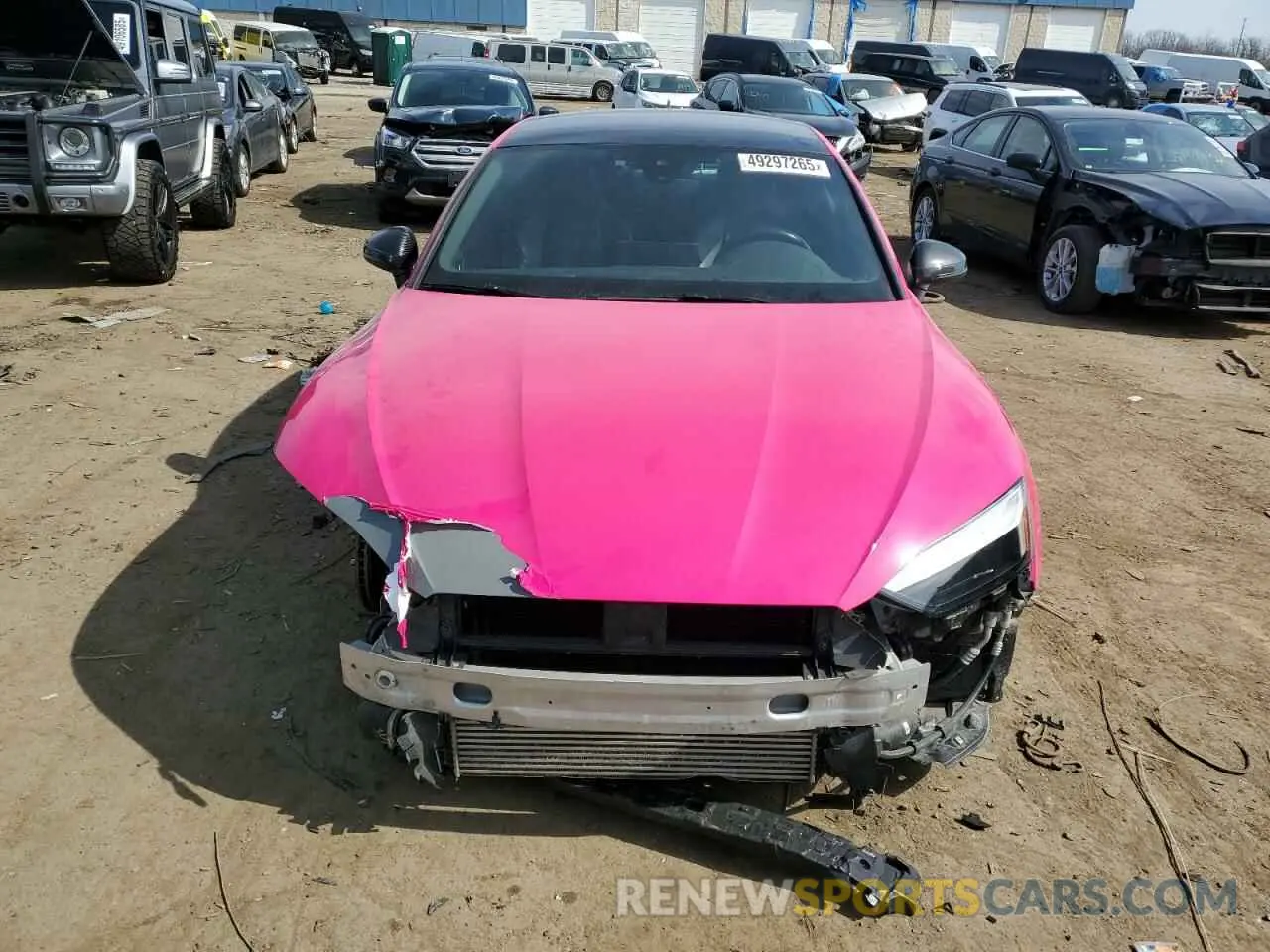 5 fotografías del automóvil dañado WAUA4CF58MA004260 AUDI S5/RS5 2021