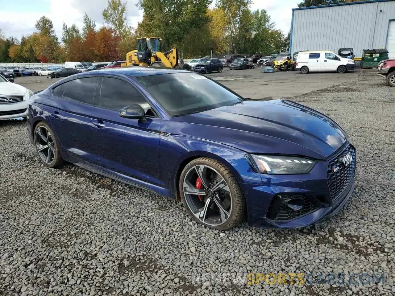 4 fotografías del automóvil dañado WUAAWCF53MA902779 AUDI S5/RS5 2021