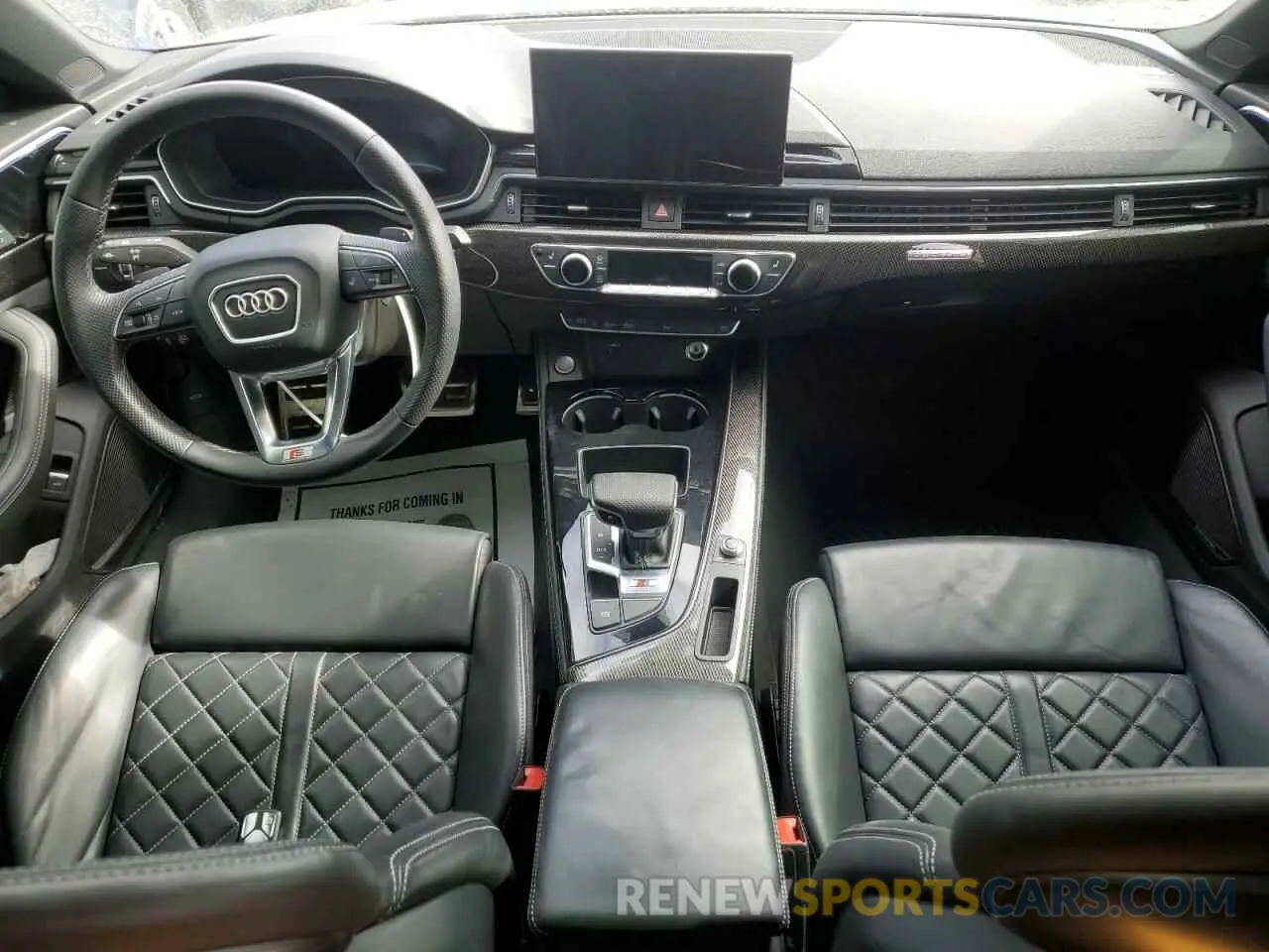 8 fotografías del automóvil dañado WAUC4CF52NA039905 AUDI S5/RS5 2022