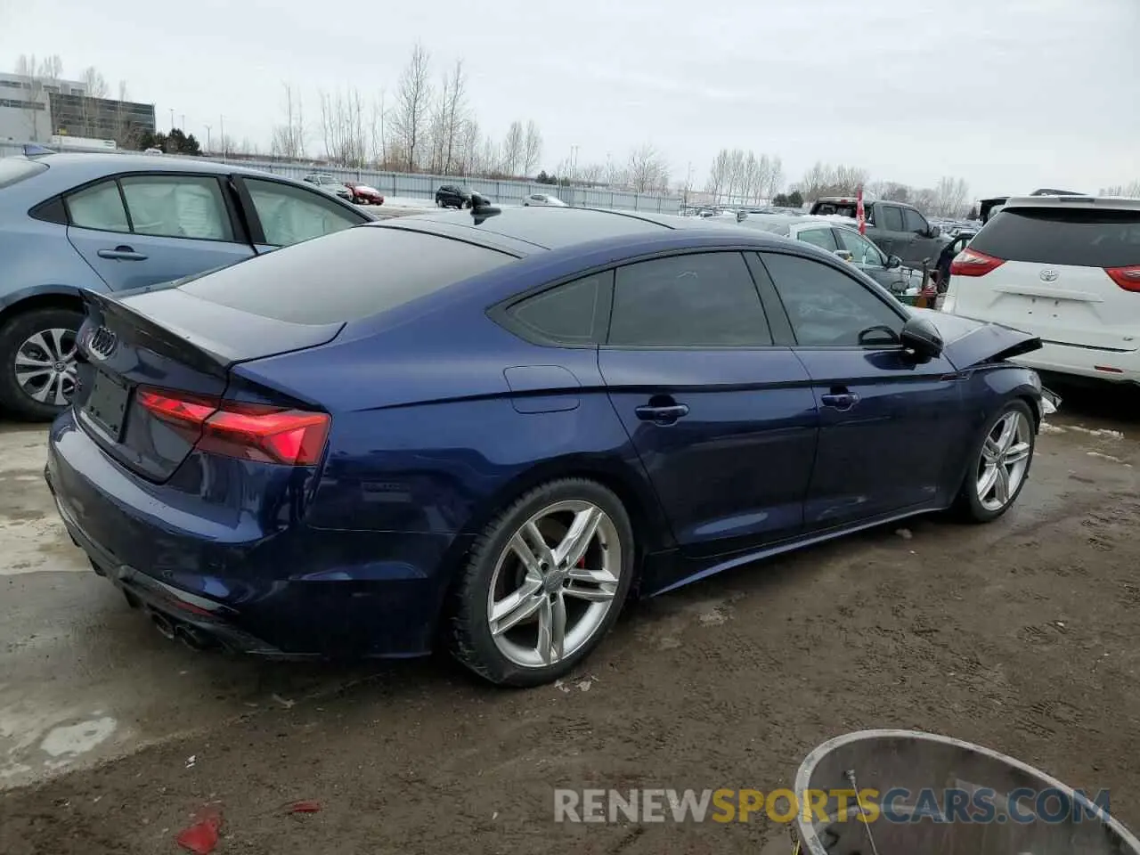 3 fotografías del automóvil dañado WAUB4CF53PA061166 AUDI S5/RS5 2023