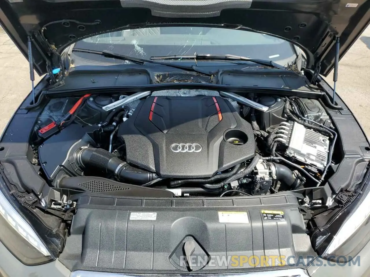 11 fotografías del automóvil dañado WAUP4AF51PA068420 AUDI S5/RS5 2023