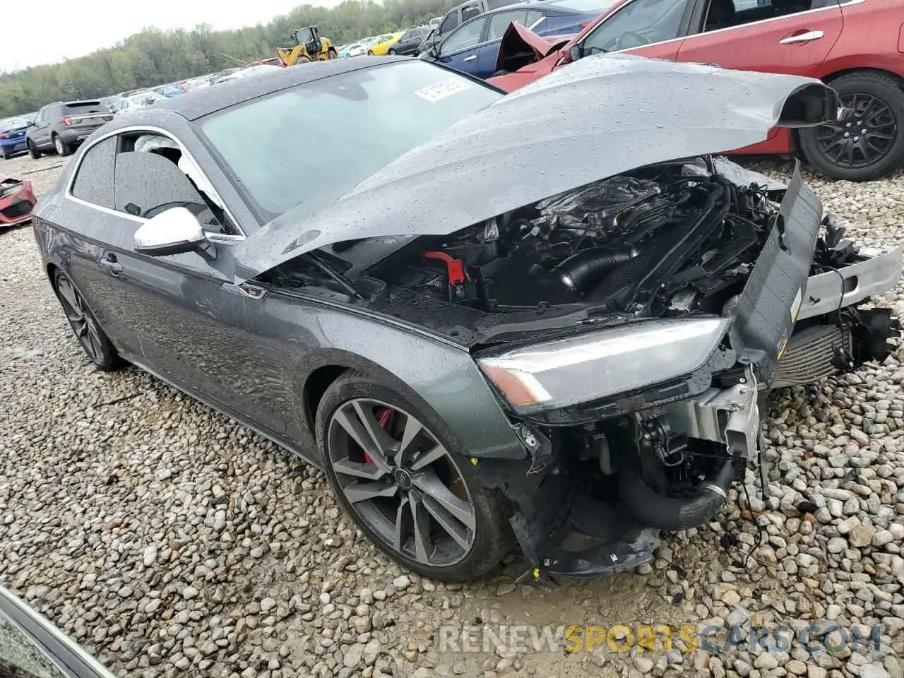 4 fotografías del automóvil dañado WAUP4AF58PA010739 AUDI S5/RS5 2023