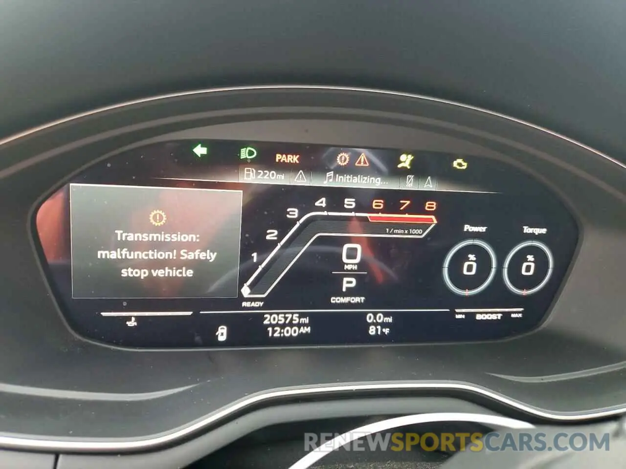 9 fotografías del automóvil dañado WUAAWCF55PA900469 AUDI S5/RS5 2023