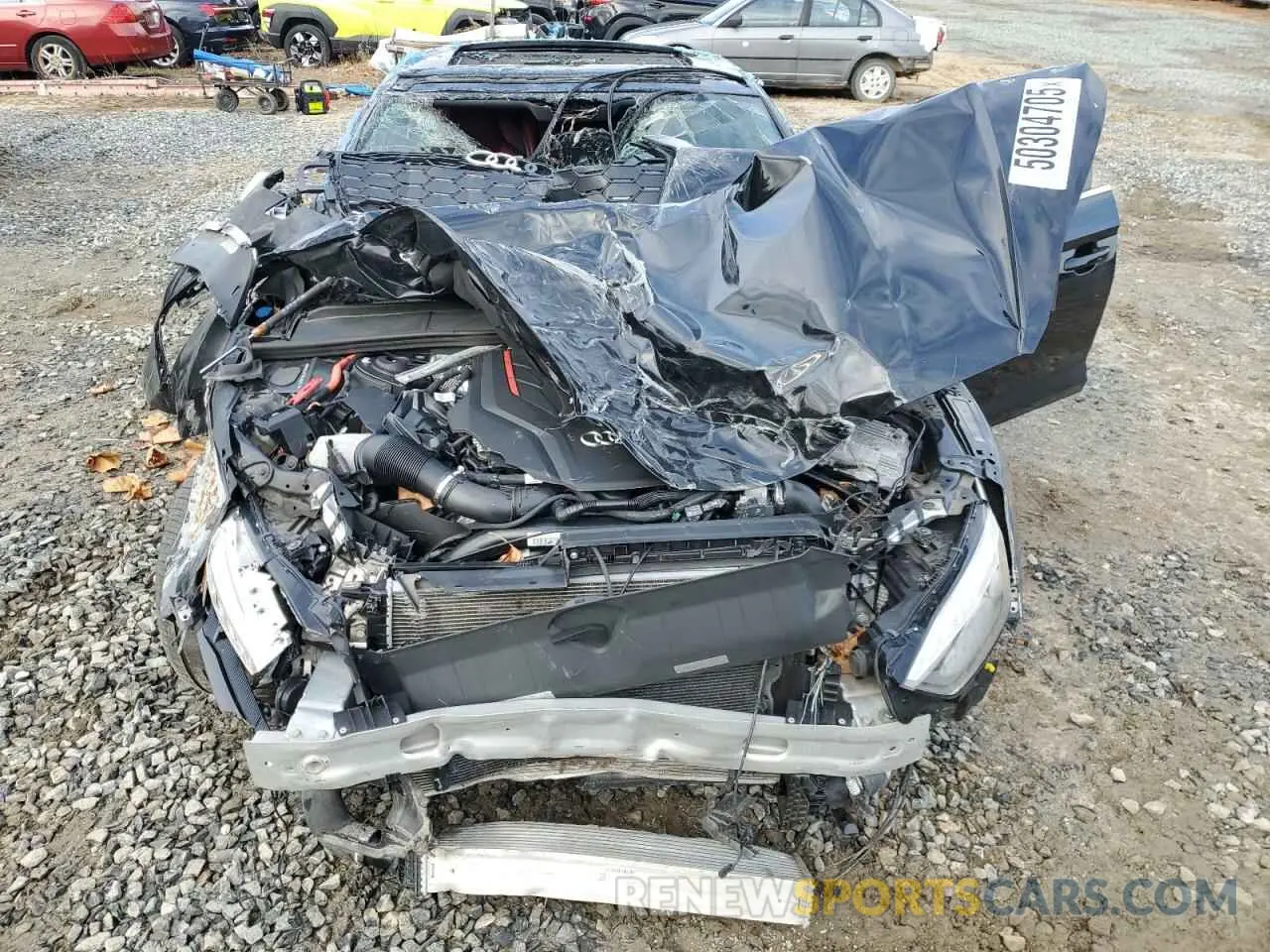 11 fotografías del automóvil dañado WAUC4CF5XRA005572 AUDI S5/RS5 2024