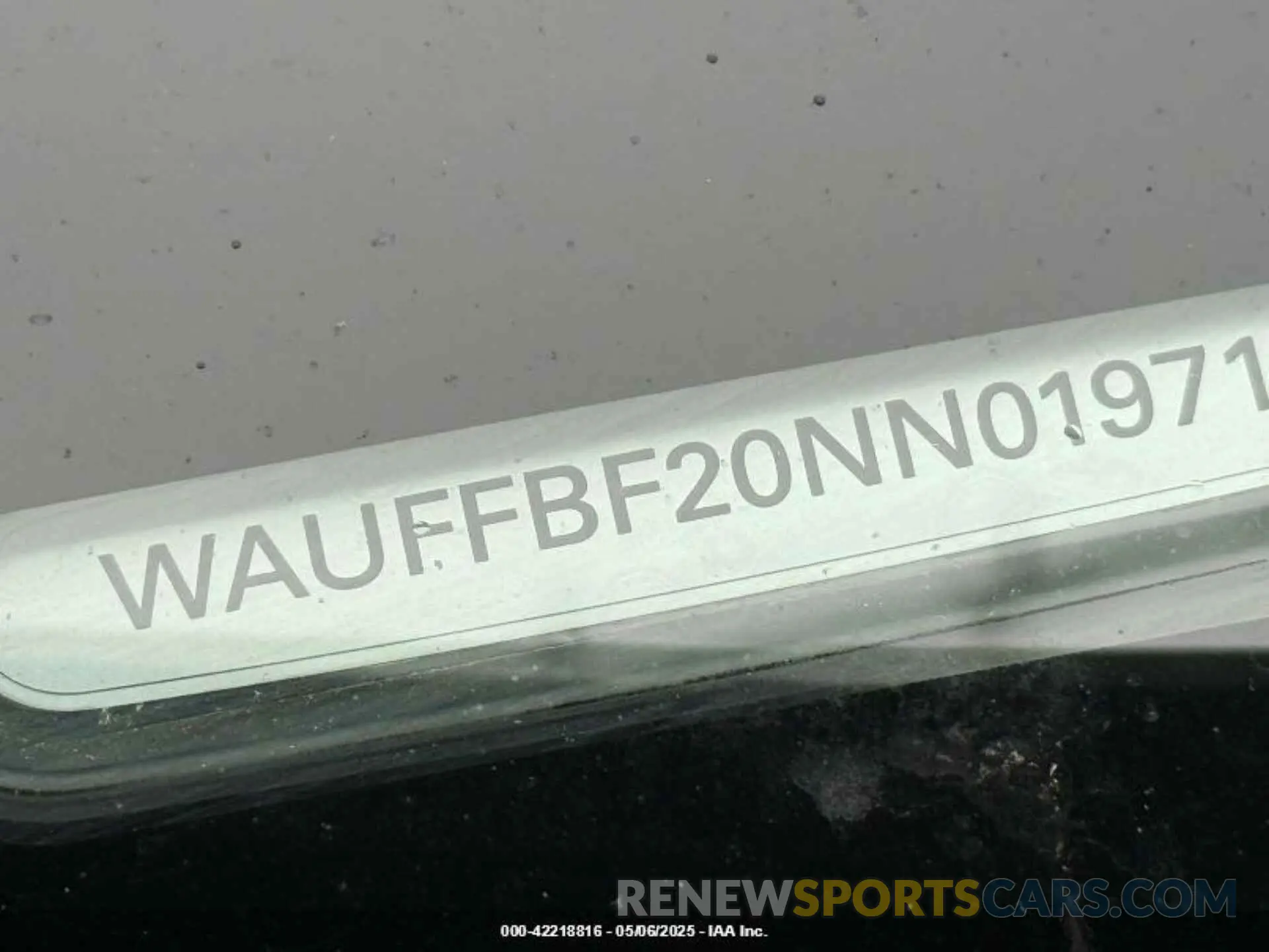 9 fotografías del automóvil dañado WAUFFBF20NN019717 AUDI S6 2022