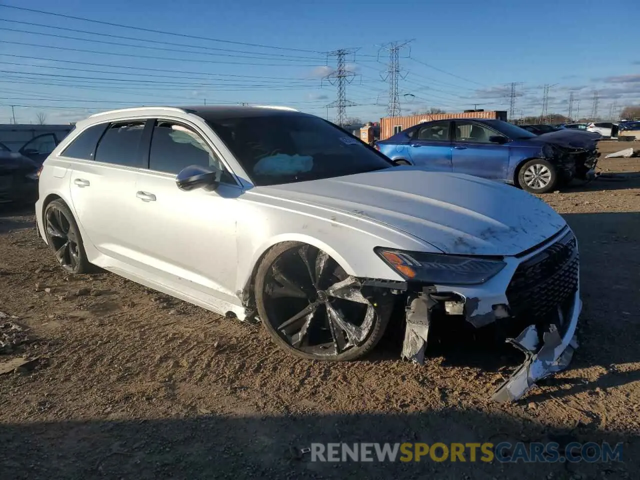 4 fotografías del automóvil dañado WUA1CAF20MN906638 AUDI S6/RS6 2021