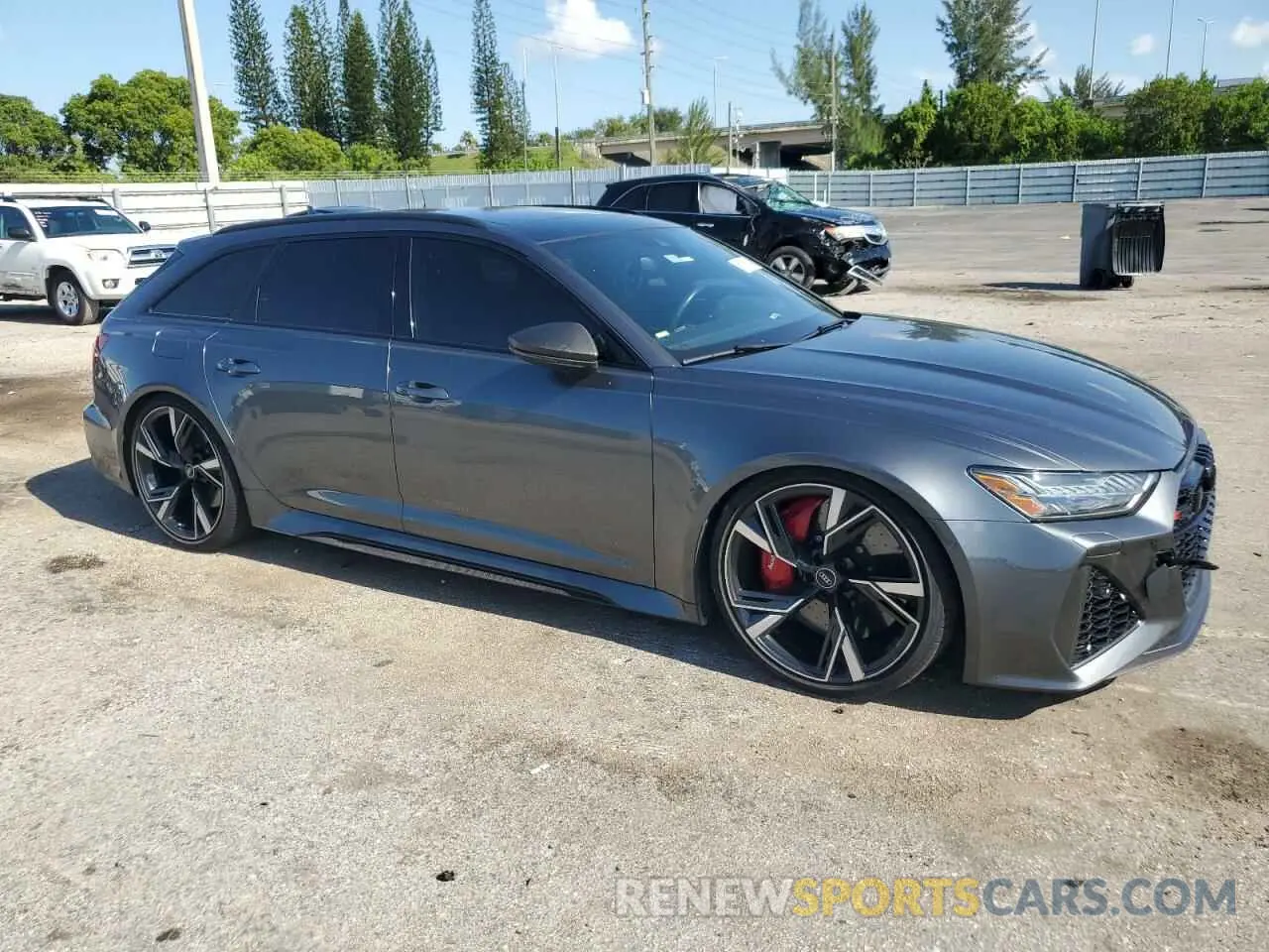 4 fotografías del automóvil dañado WUA1CBF21MN904130 AUDI S6/RS6 2021