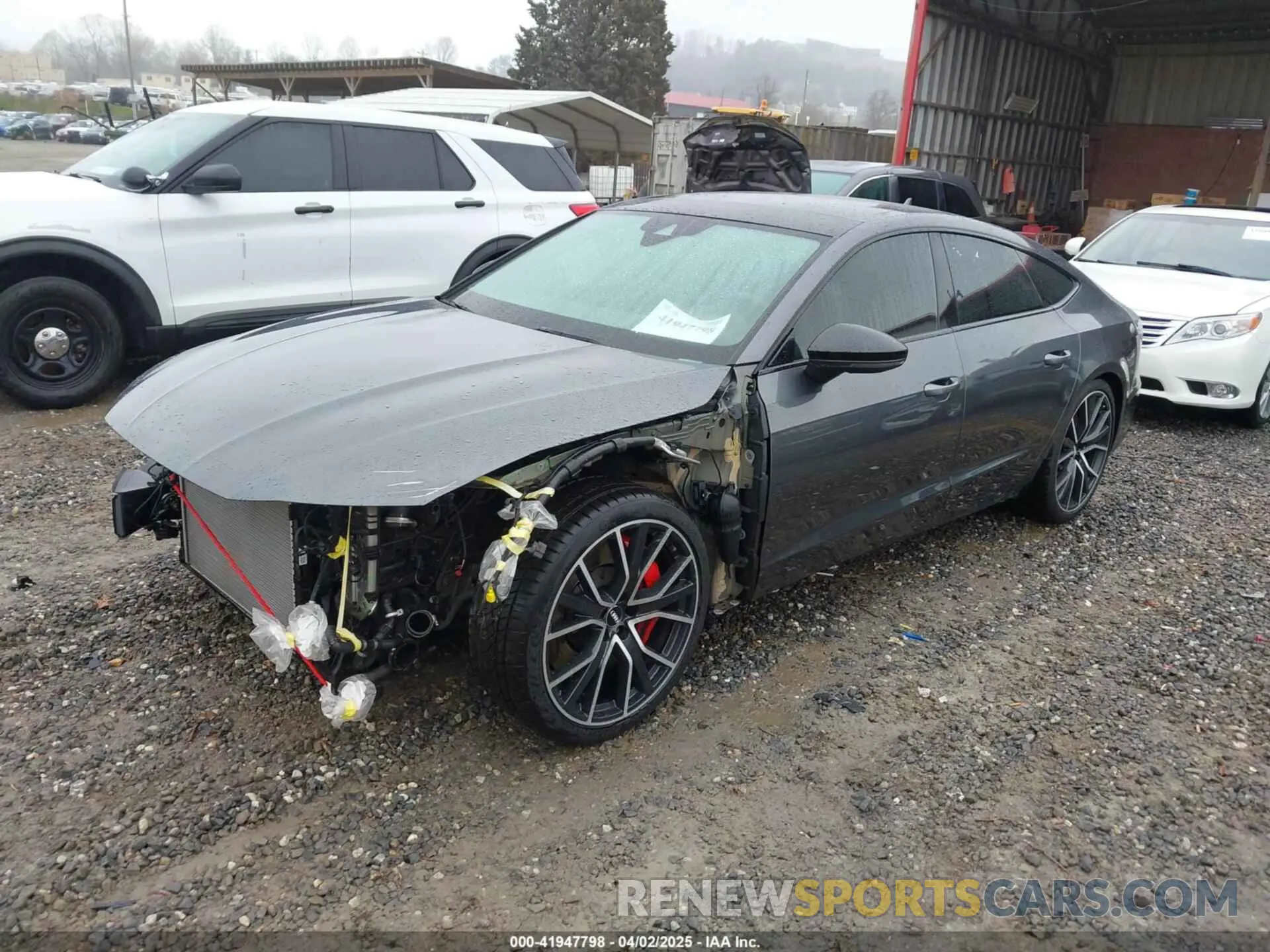 2 fotografías del automóvil dañado WAUSFAF2XLN038944 AUDI S7 SPORTBACK 2020