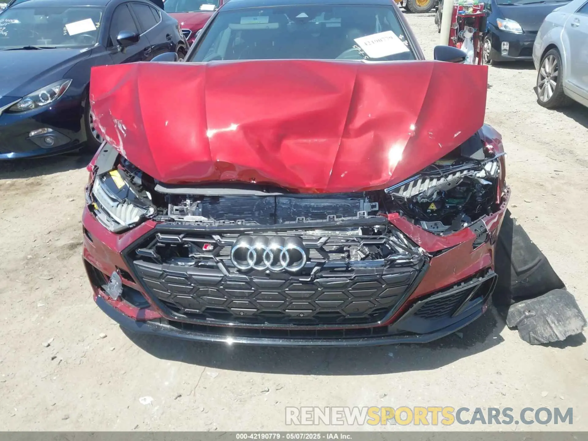 6 fotografías del automóvil dañado WAUSFBF25SN018444 AUDI S7 SPORTBACK 2025