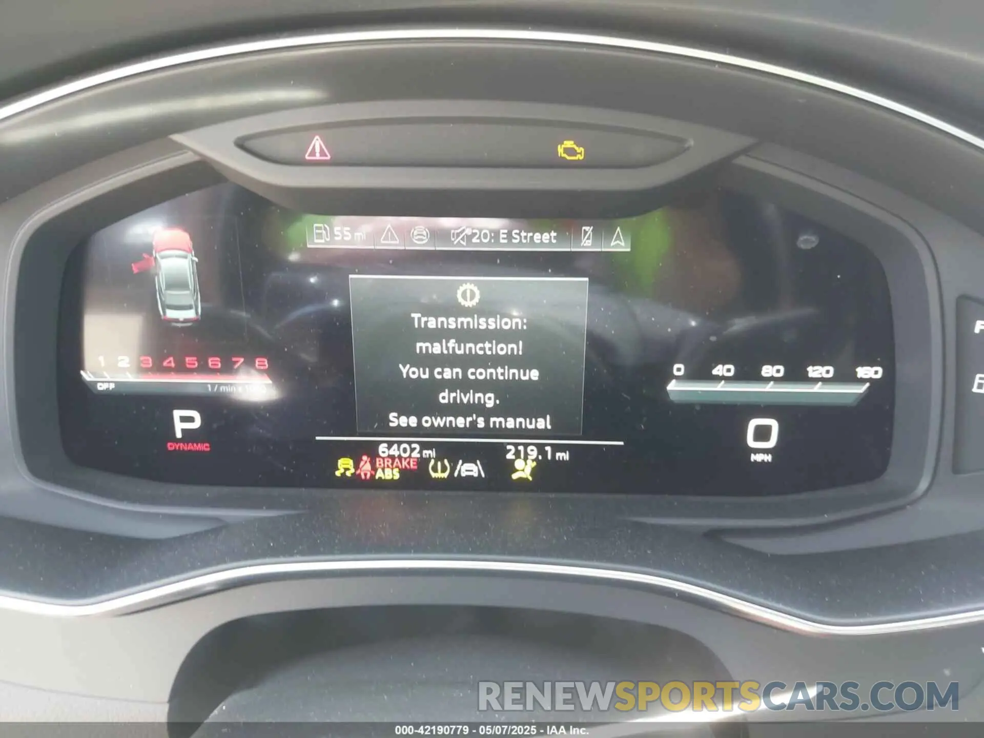 7 fotografías del automóvil dañado WAUSFBF25SN018444 AUDI S7 SPORTBACK 2025