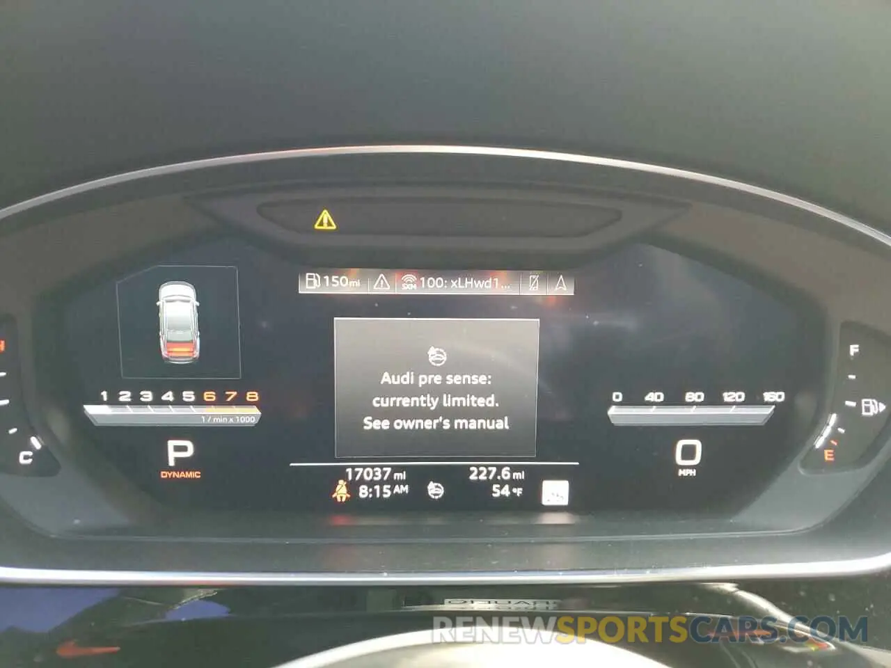 9 fotografías del automóvil dañado WAU8SAF89LN013818 AUDI S8 2020