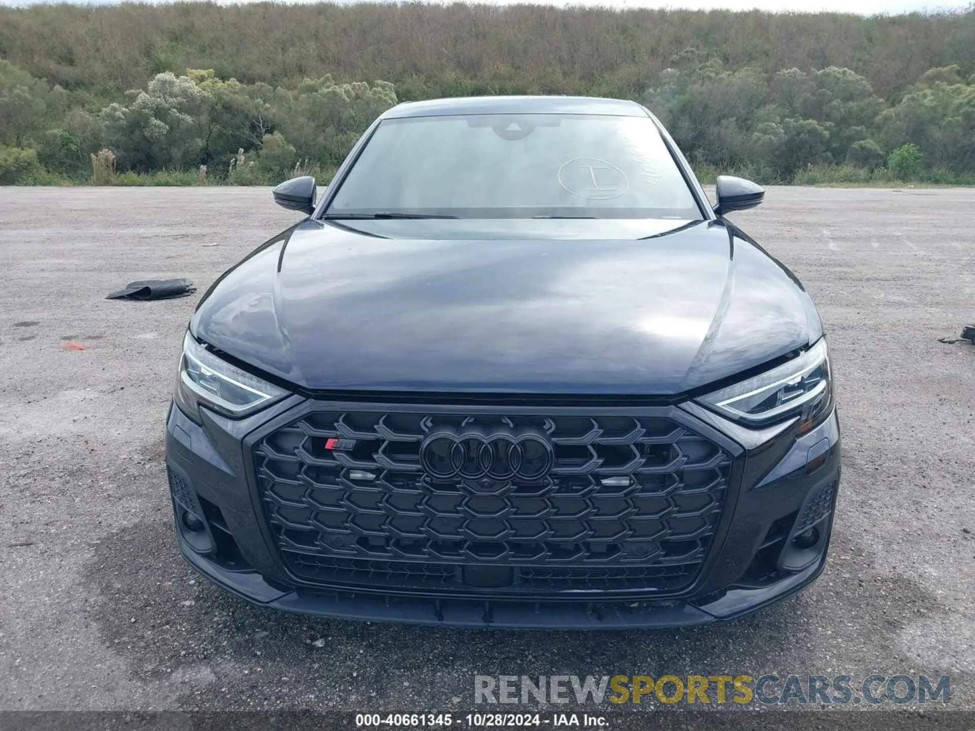 6 fotografías del automóvil dañado WAULSAF81PN013456 AUDI S8 2023