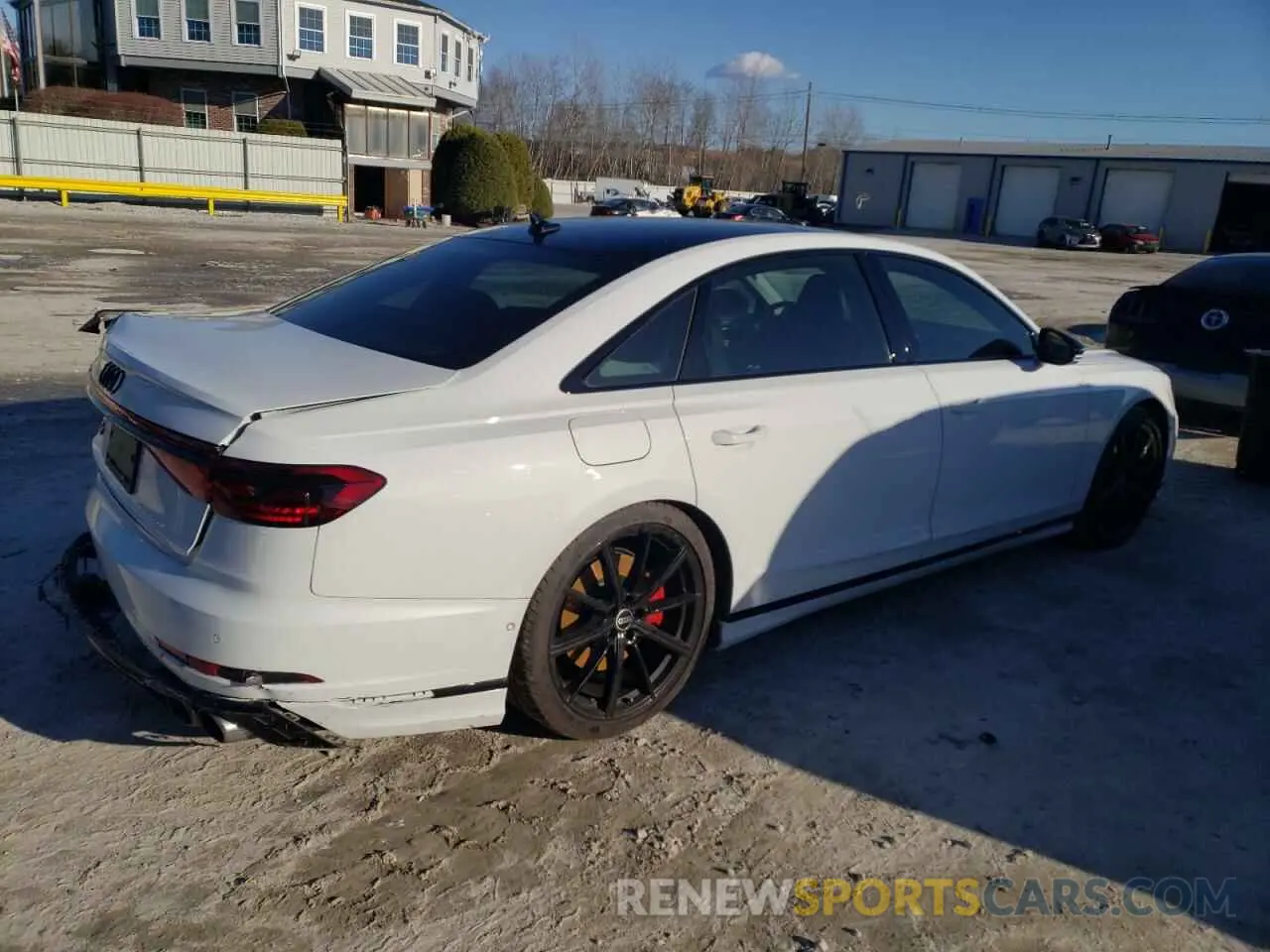 3 fotografías del automóvil dañado WAULSAF85PN000614 AUDI S8 2023