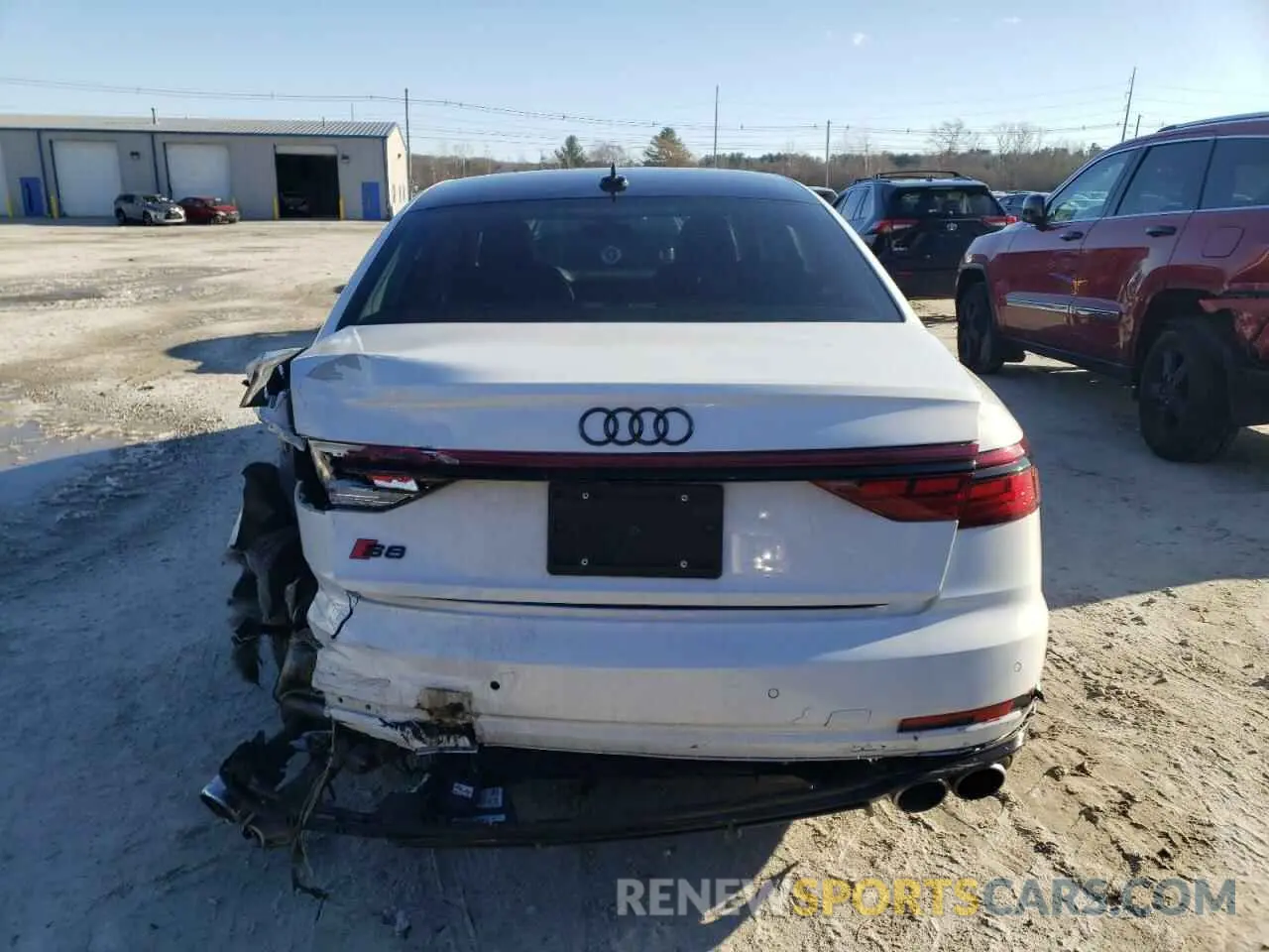 6 fotografías del automóvil dañado WAULSAF85PN000614 AUDI S8 2023
