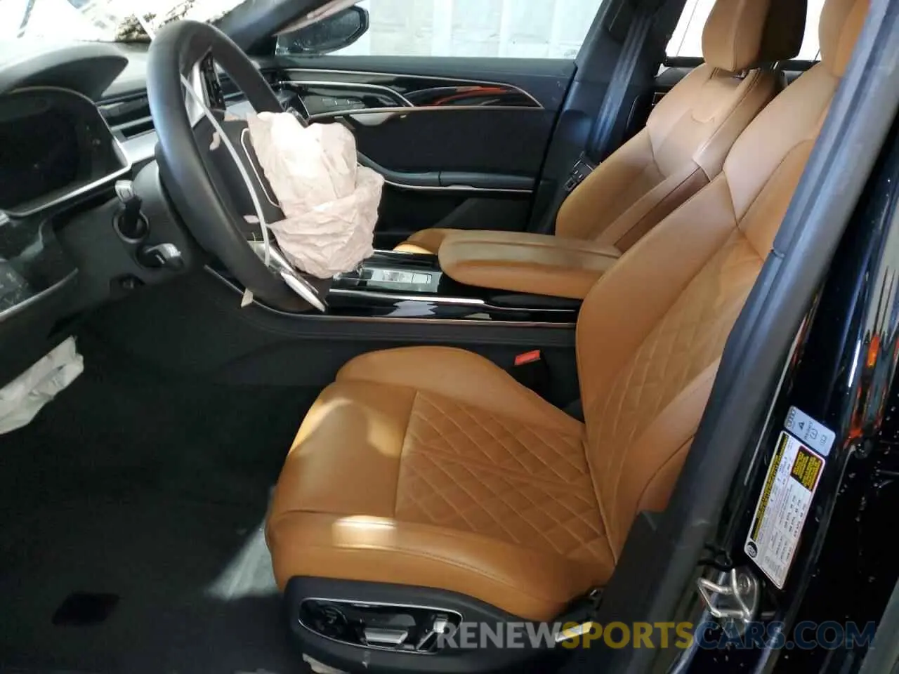 7 fotografías del automóvil dañado WAULSAF8XPN002083 AUDI S8 2023
