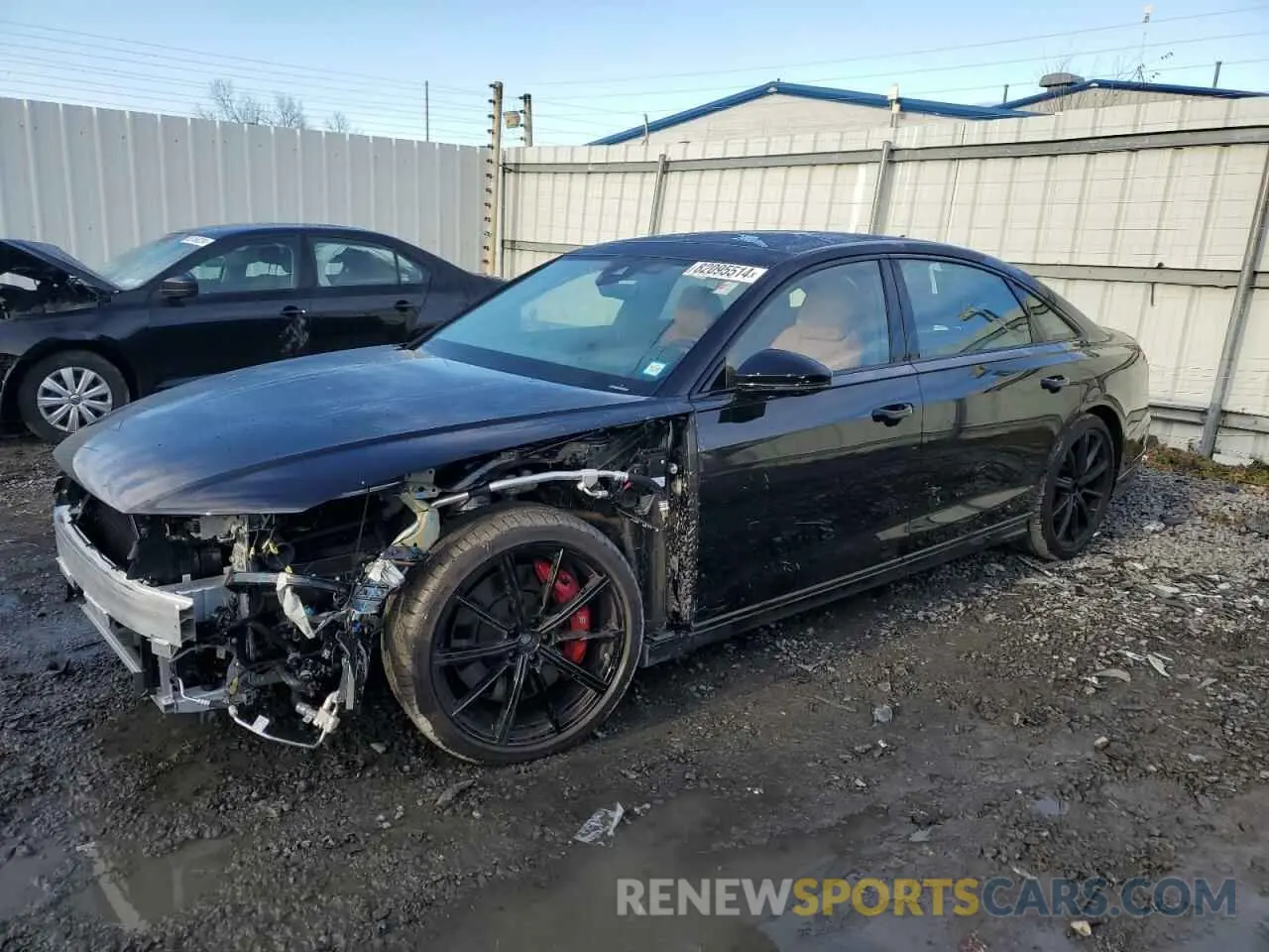 1 fotografías del automóvil dañado WAULSAF82RN011184 AUDI S8 2024