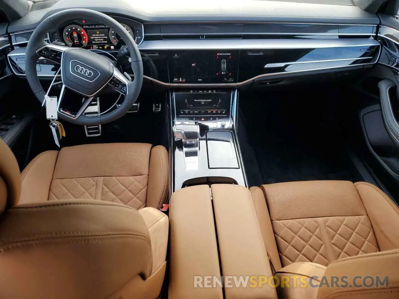 8 fotografías del automóvil dañado WAULSAF82RN011184 AUDI S8 2024