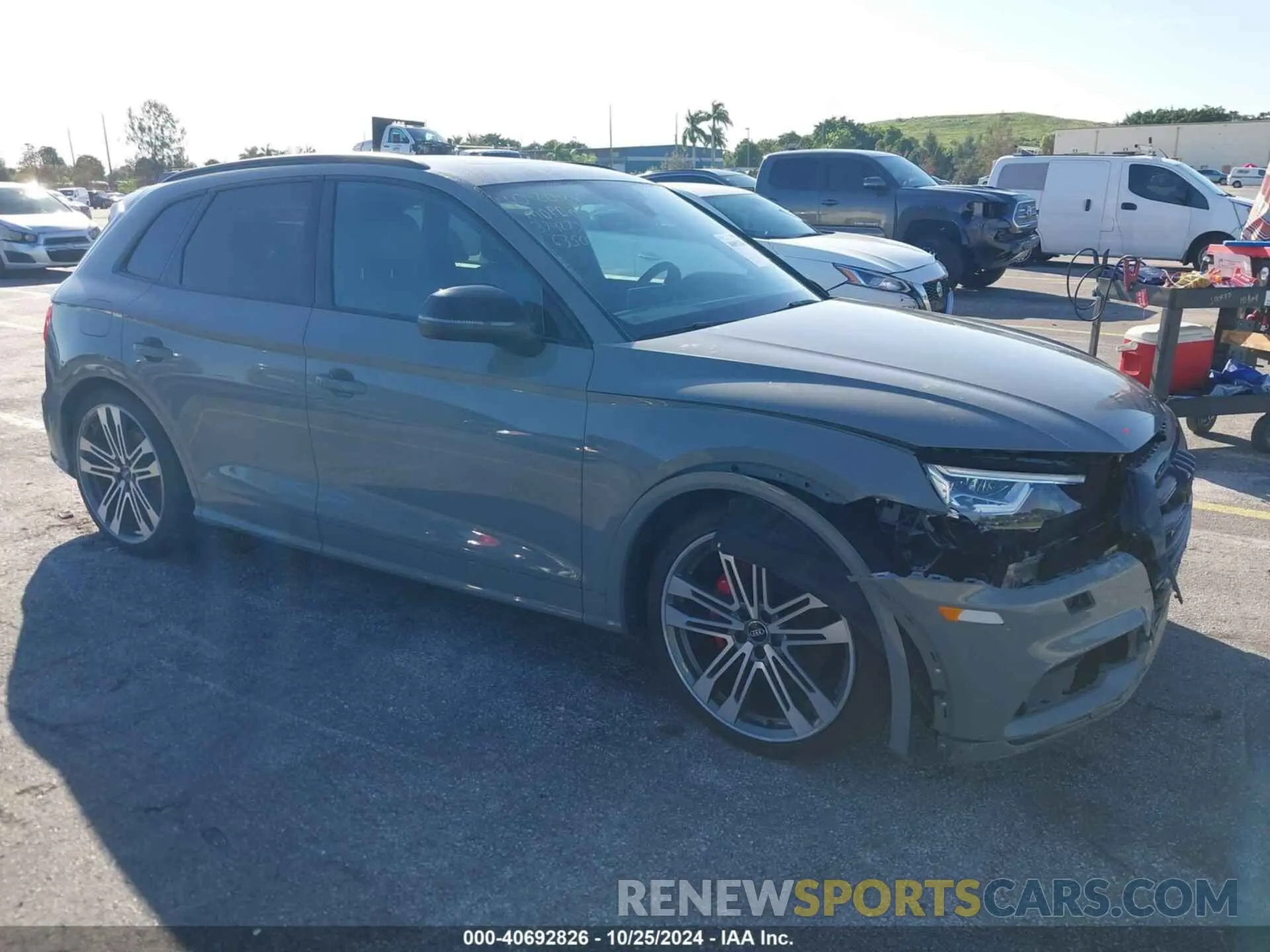 1 fotografías del automóvil dañado WA1B4AFY0K2116350 AUDI SQ5 2019