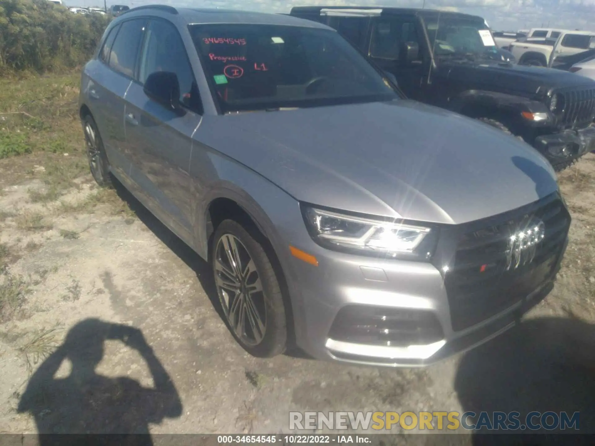 1 fotografías del automóvil dañado WA1B4AFY1K2055722 AUDI SQ5 2019