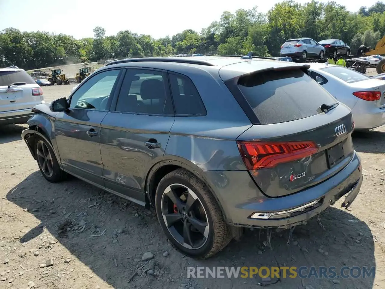 2 fotografías del automóvil dañado WA1B4AFY2K2029341 AUDI SQ5 2019