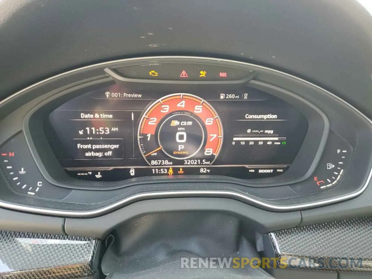 9 fotografías del automóvil dañado WA1B4AFY2K2029341 AUDI SQ5 2019