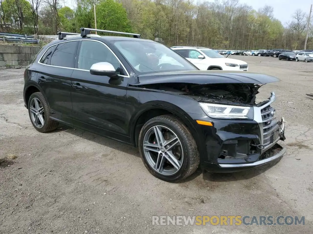 4 fotografías del automóvil dañado WA1B4AFY6K2007309 AUDI SQ5 2019