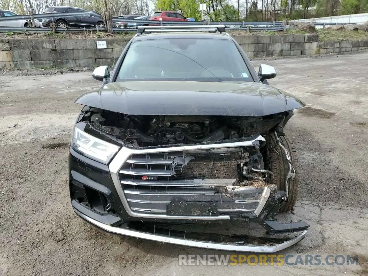 5 fotografías del automóvil dañado WA1B4AFY6K2007309 AUDI SQ5 2019