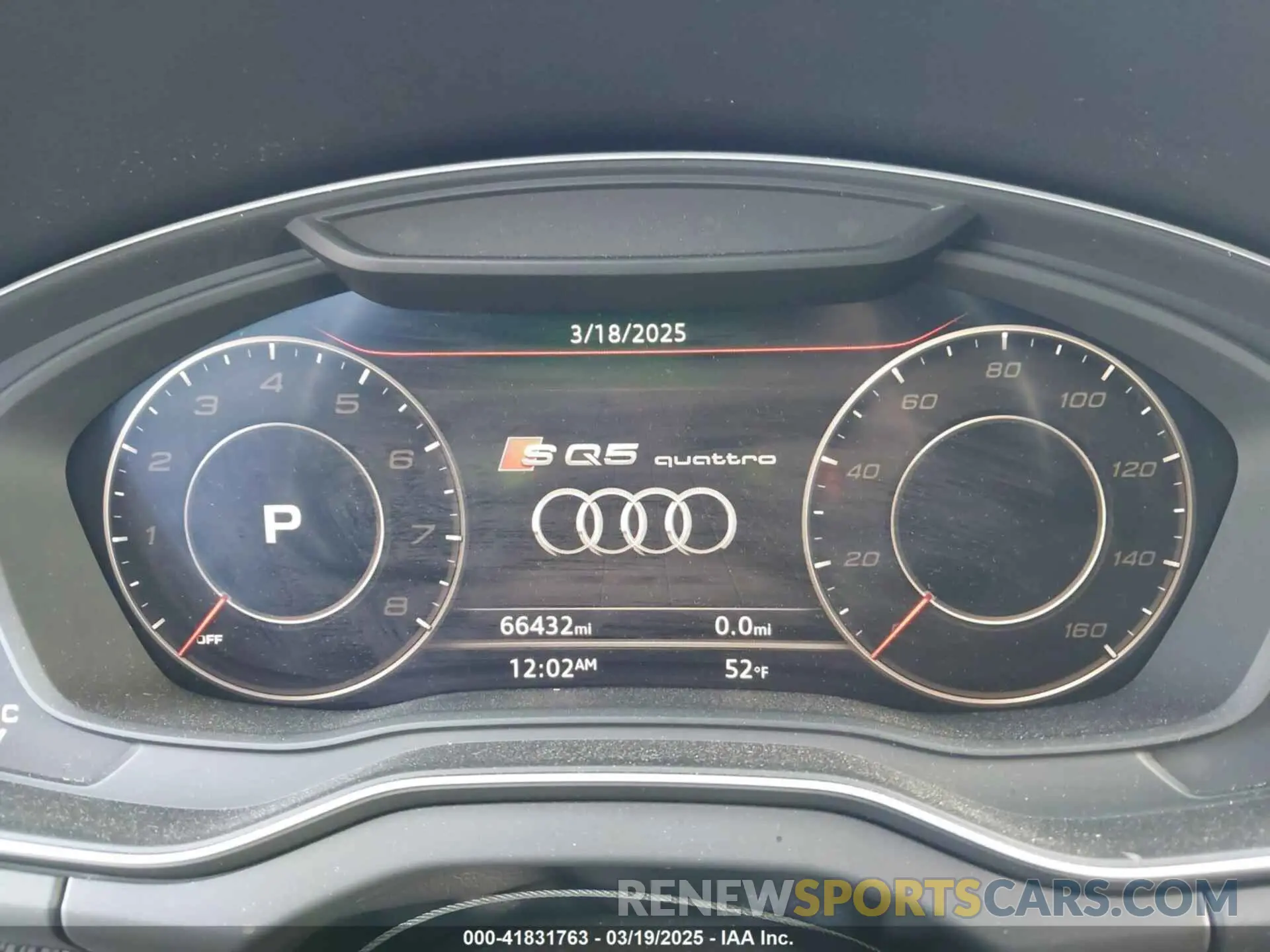 7 fotografías del automóvil dañado WA1B4AFY7K2118533 AUDI SQ5 2019