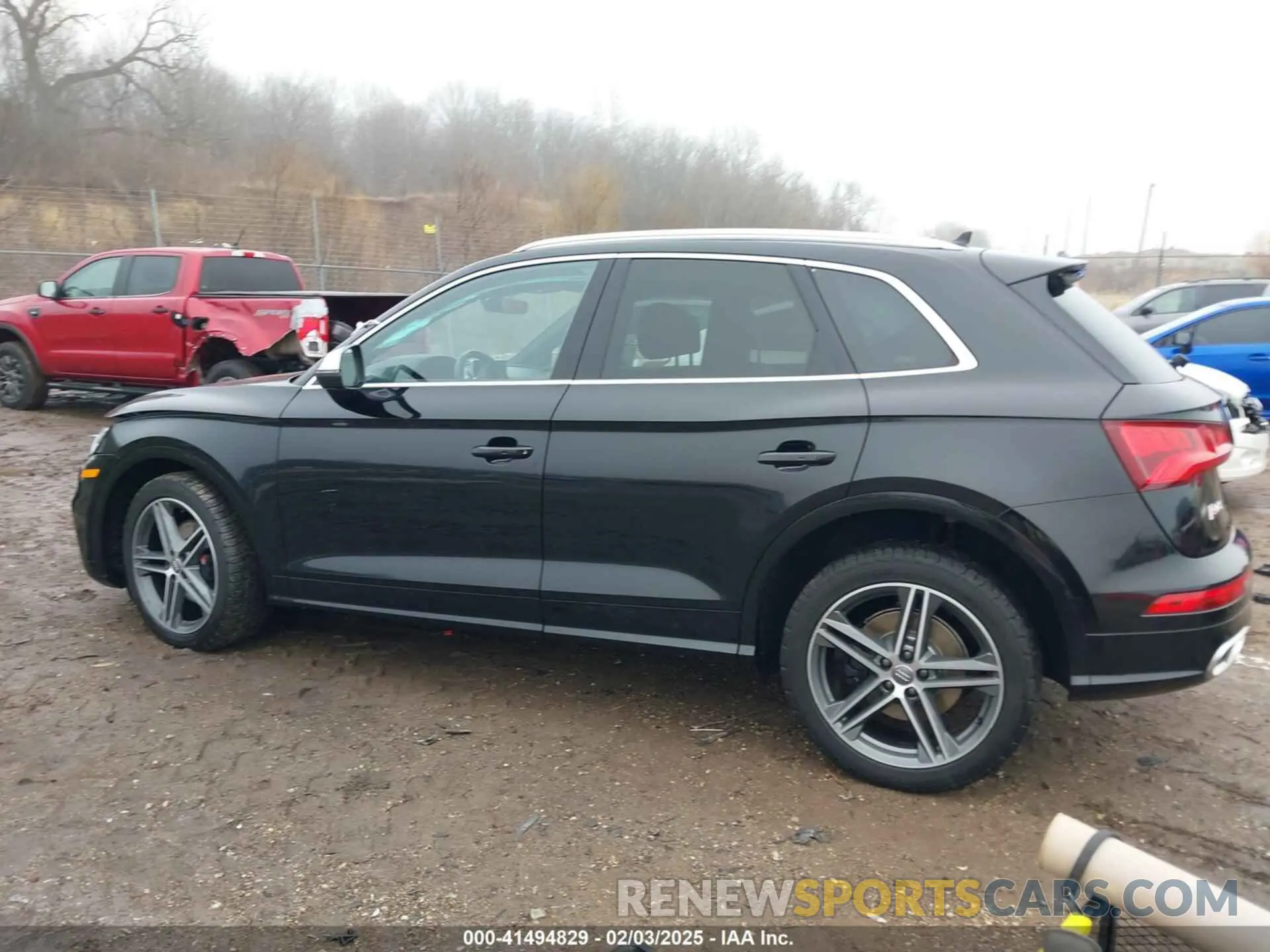 15 fotografías del automóvil dañado WA1B4AFY8K2001737 AUDI SQ5 2019