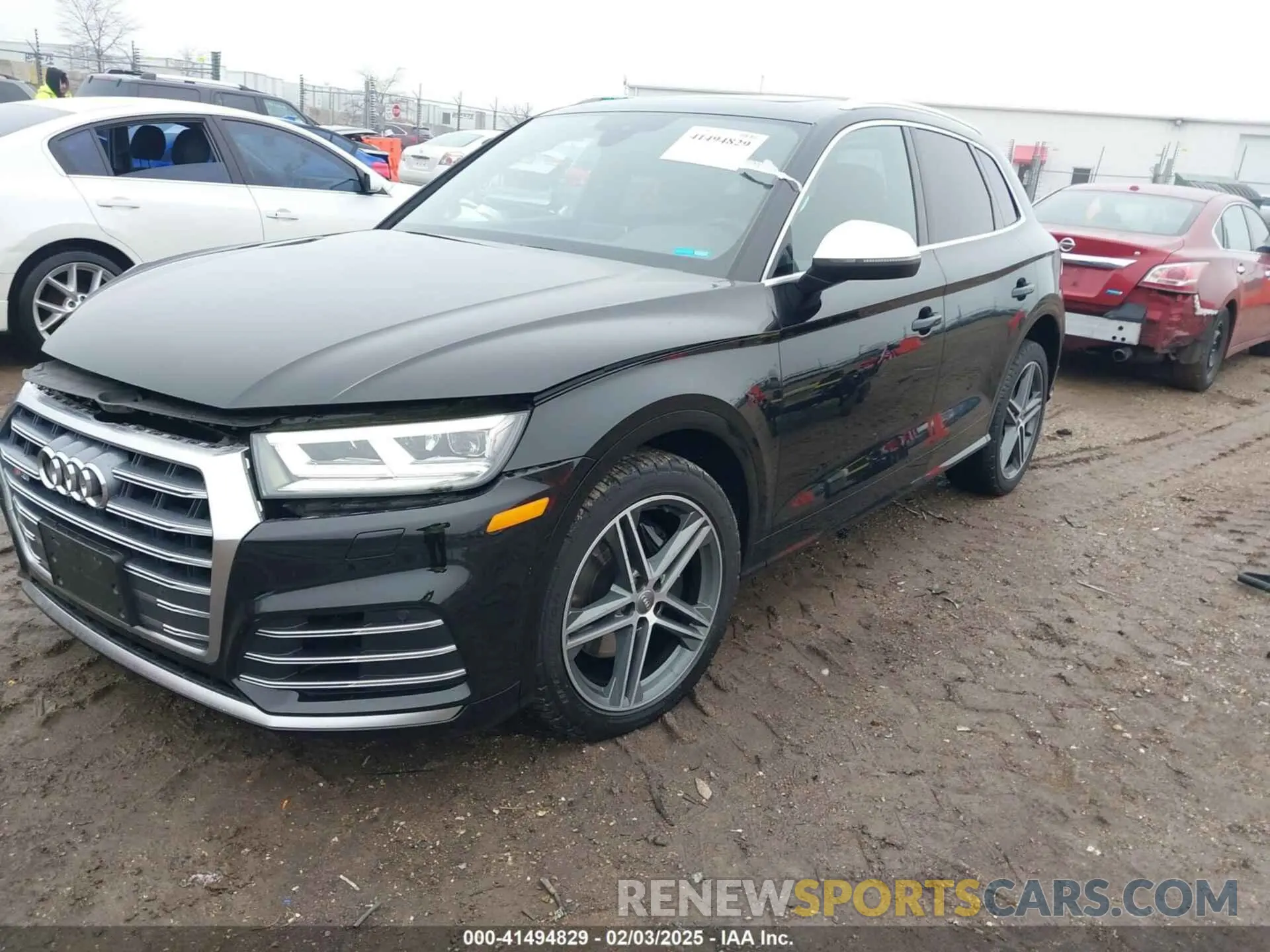 2 fotografías del automóvil dañado WA1B4AFY8K2001737 AUDI SQ5 2019