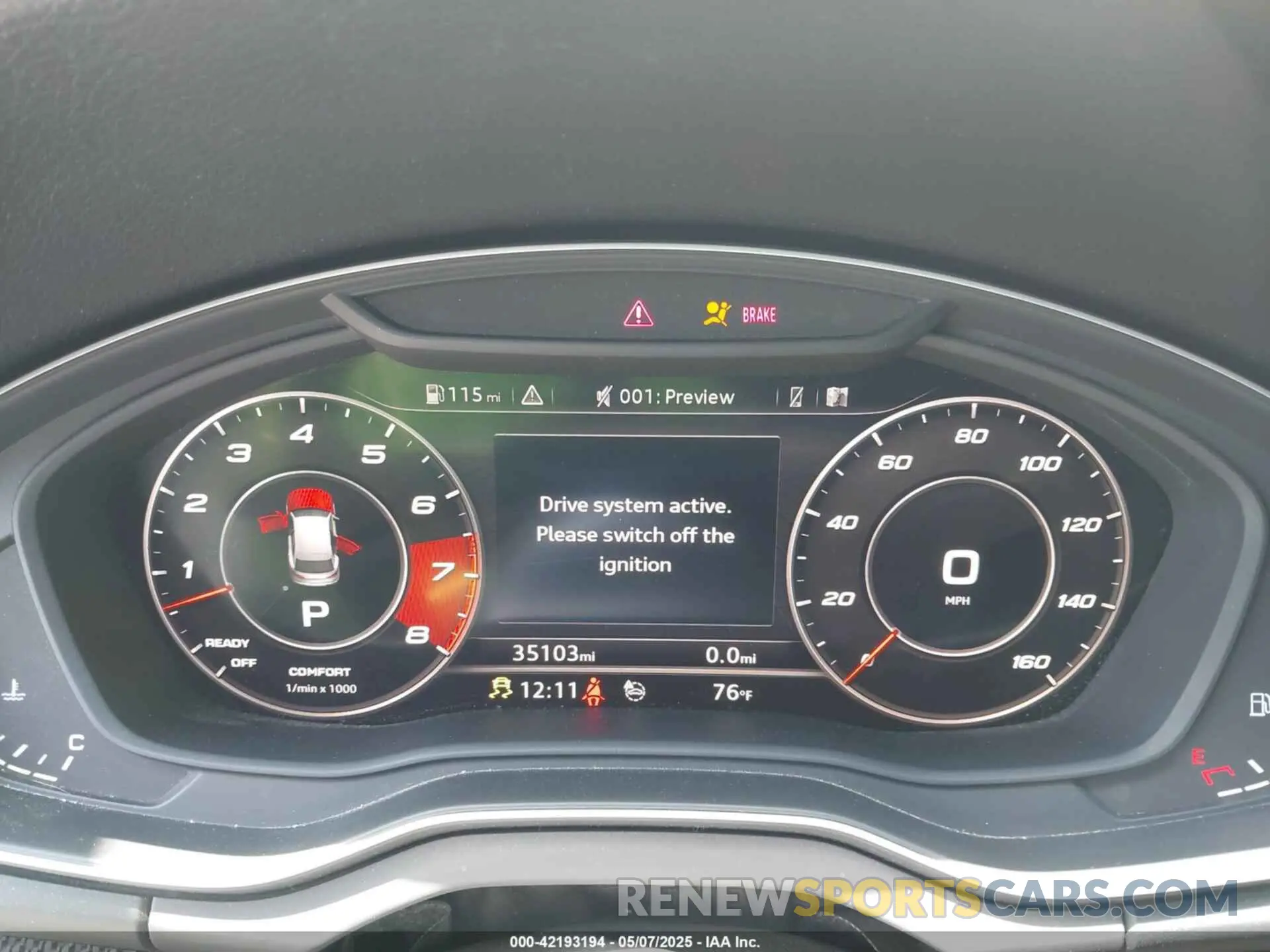 7 fotografías del automóvil dañado WA1B4AFY8K2107525 AUDI SQ5 2019