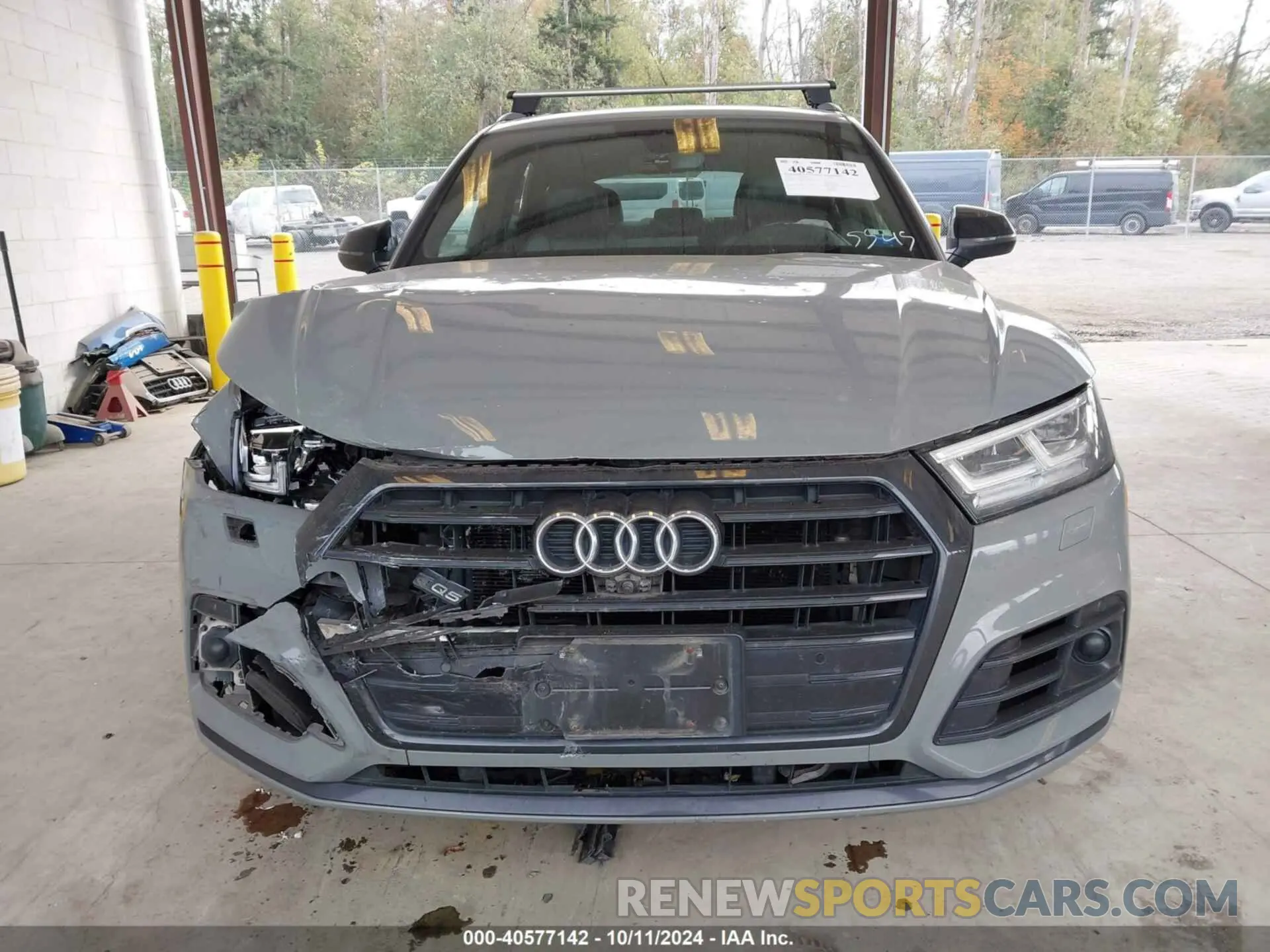11 fotografías del automóvil dañado WA1C4AFY2K2005545 AUDI SQ5 2019