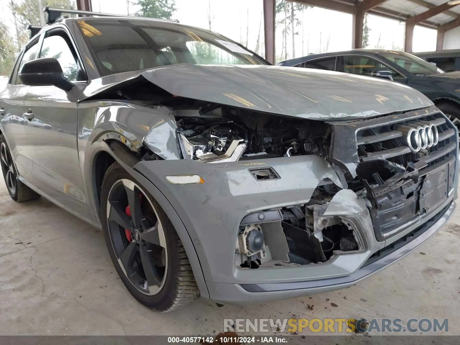 6 fotografías del automóvil dañado WA1C4AFY2K2005545 AUDI SQ5 2019