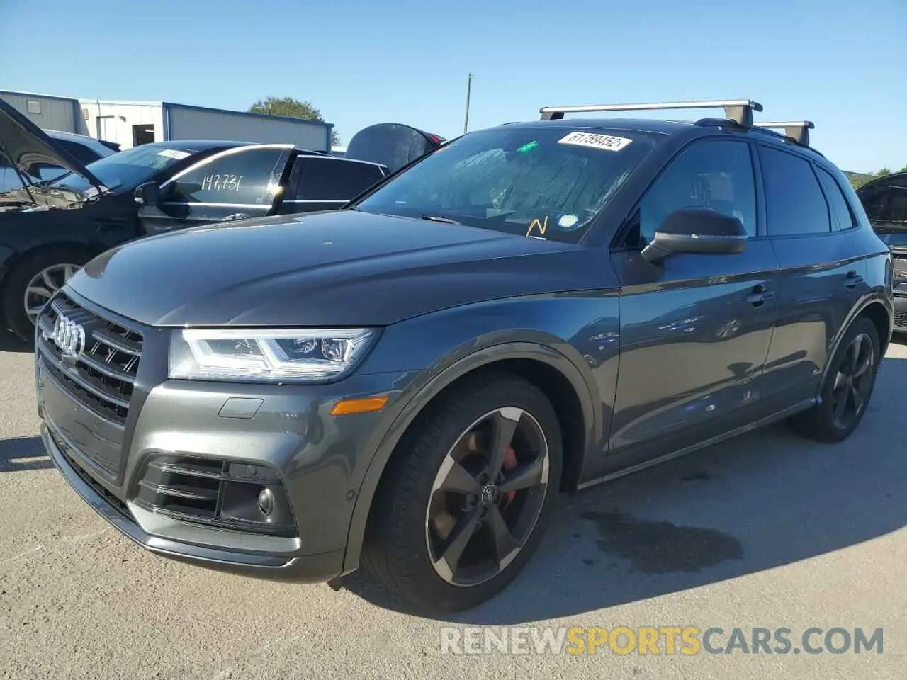 2 fotografías del automóvil dañado WA1C4AFY2K2121845 AUDI SQ5 2019