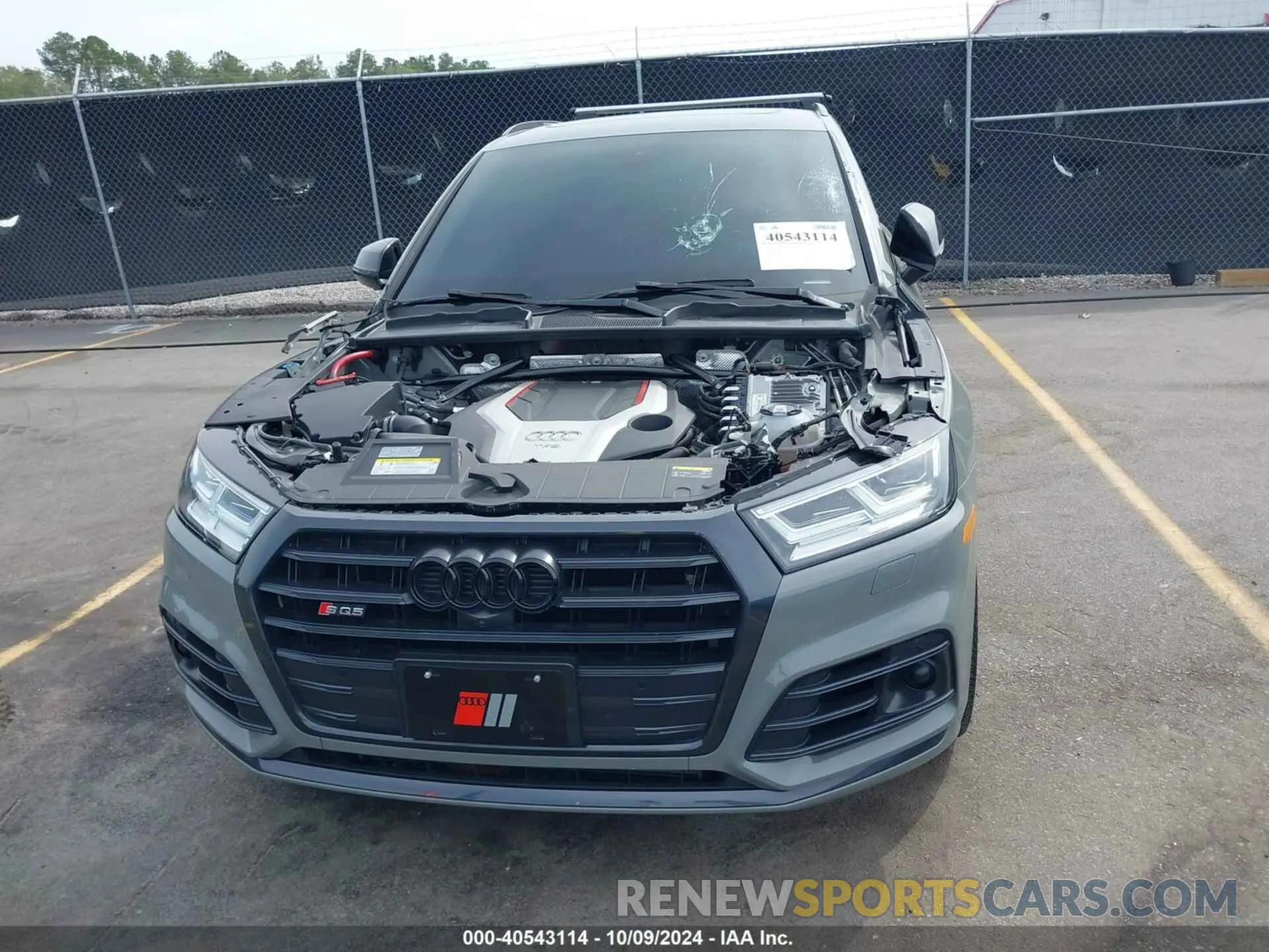 12 fotografías del automóvil dañado WA1C4AFY3K2001777 AUDI SQ5 2019